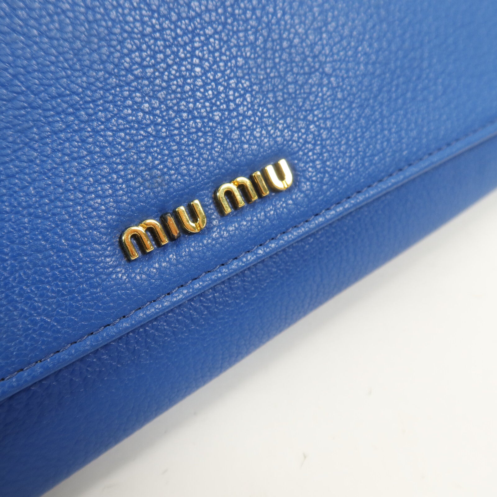 Miu Miu 羊皮皮革Small Item鏈帶肩背袋