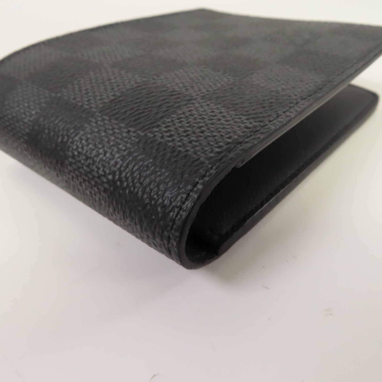 LOUIS VUITTON Damier Graphite Slender Wallet折疊錢包黑色