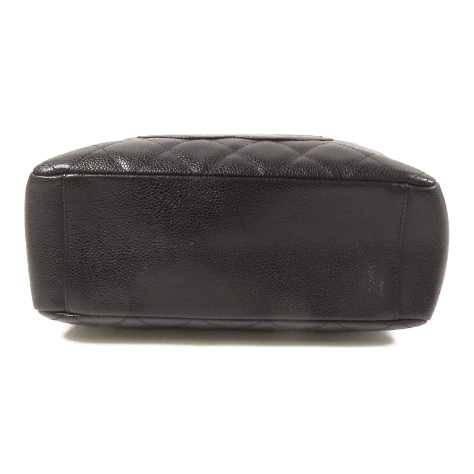 CHANEL 牛皮皮革Petite Shopping Tote金扣鏈帶肩背袋