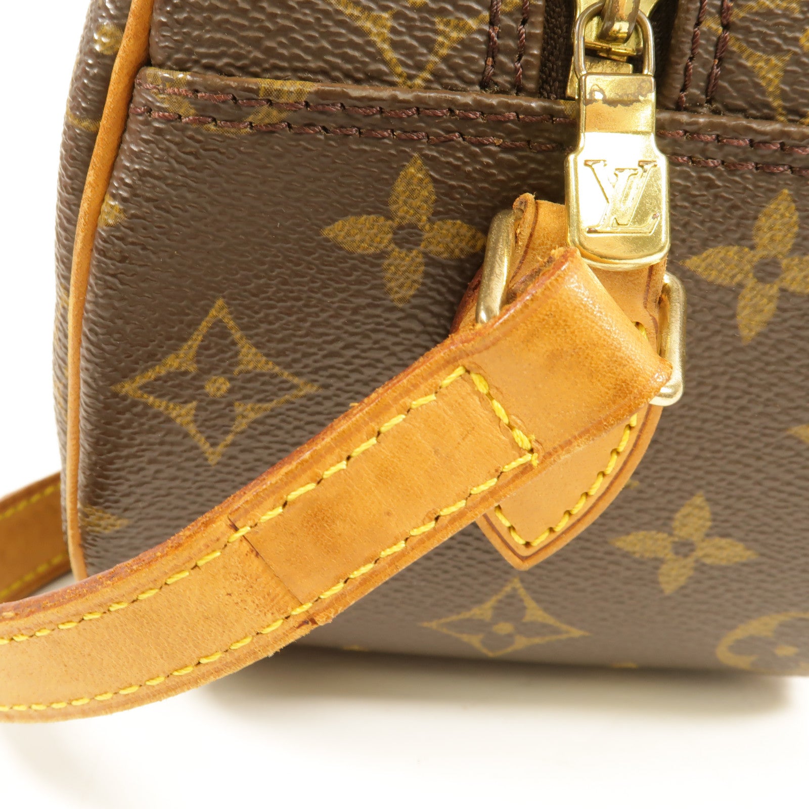 LOUIS VUITTON Monogram Blois金扣肩背袋棕色