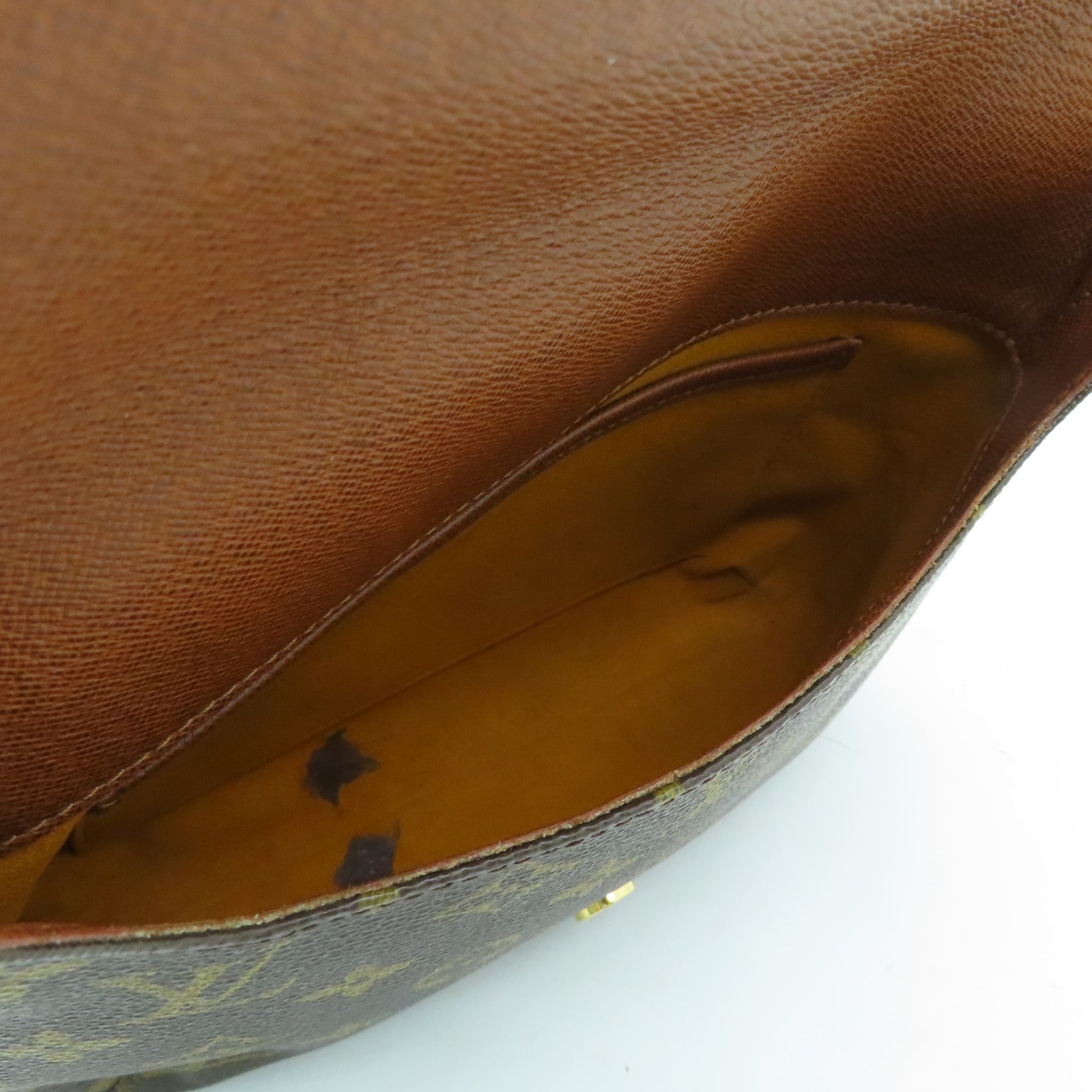 LOUIS VUITTON 【激減優惠】Monogram Musette Tango金扣肩背袋棕色