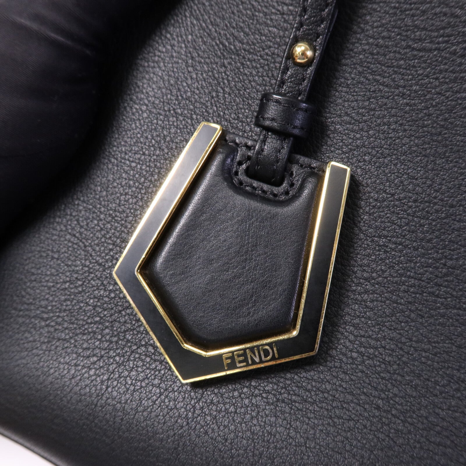 FENDI 牛皮皮革2 Jours金扣手挽肩背兩用袋