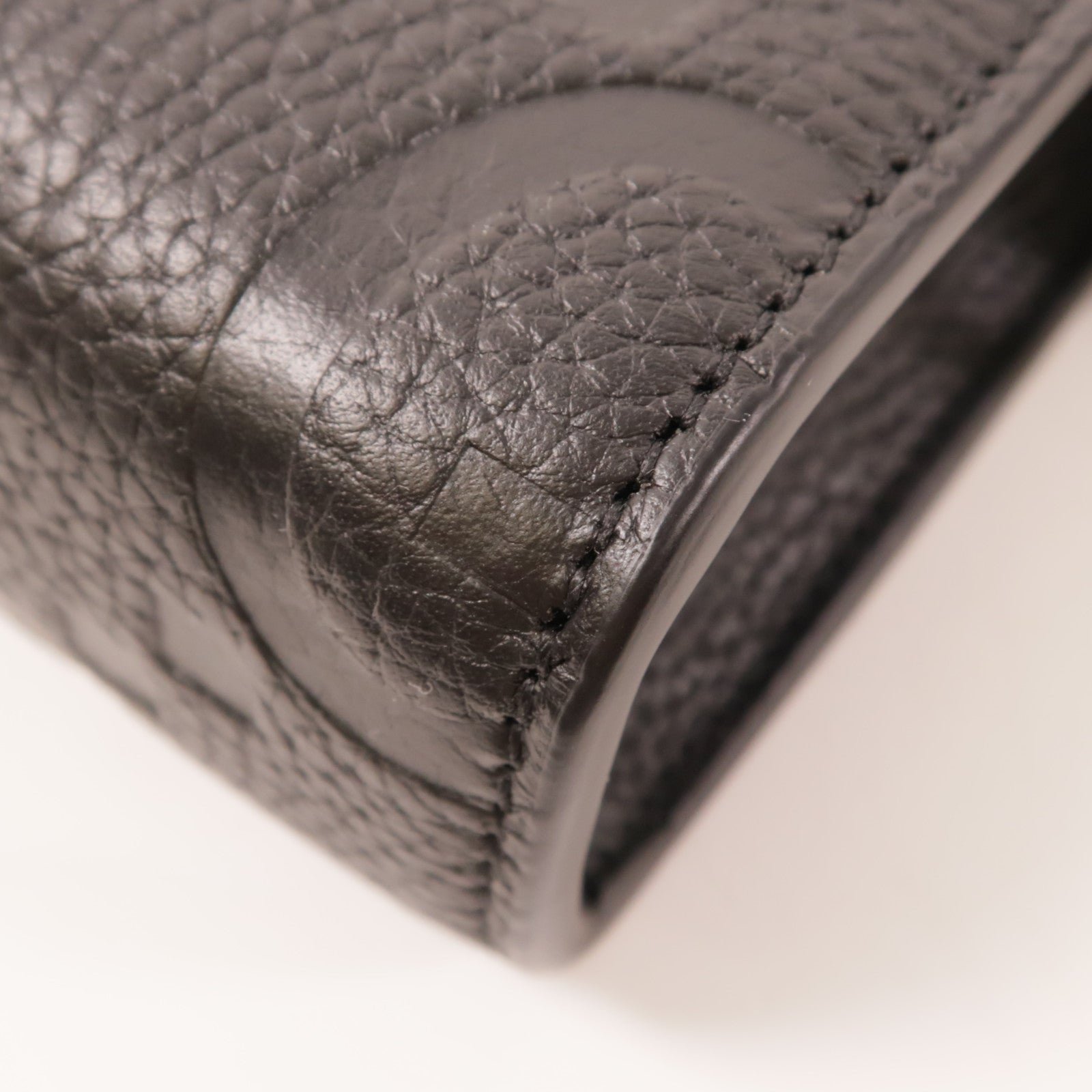 GUCCI GG SHW GG Jumbo Small Bag Shoulder Bag 795240 AABY0 Leather Black