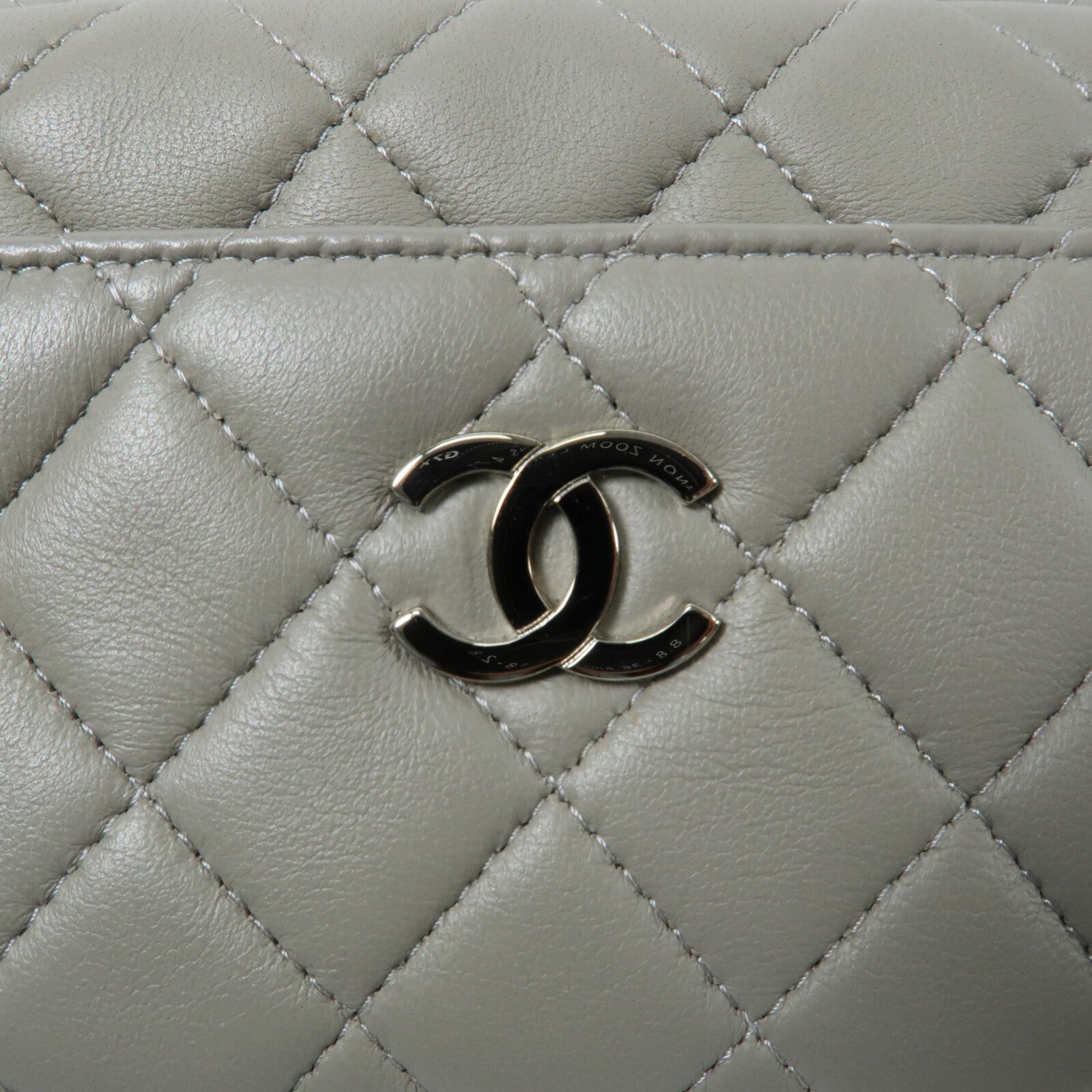 CHANEL 羊皮皮革Camera Bag鏈帶肩背袋