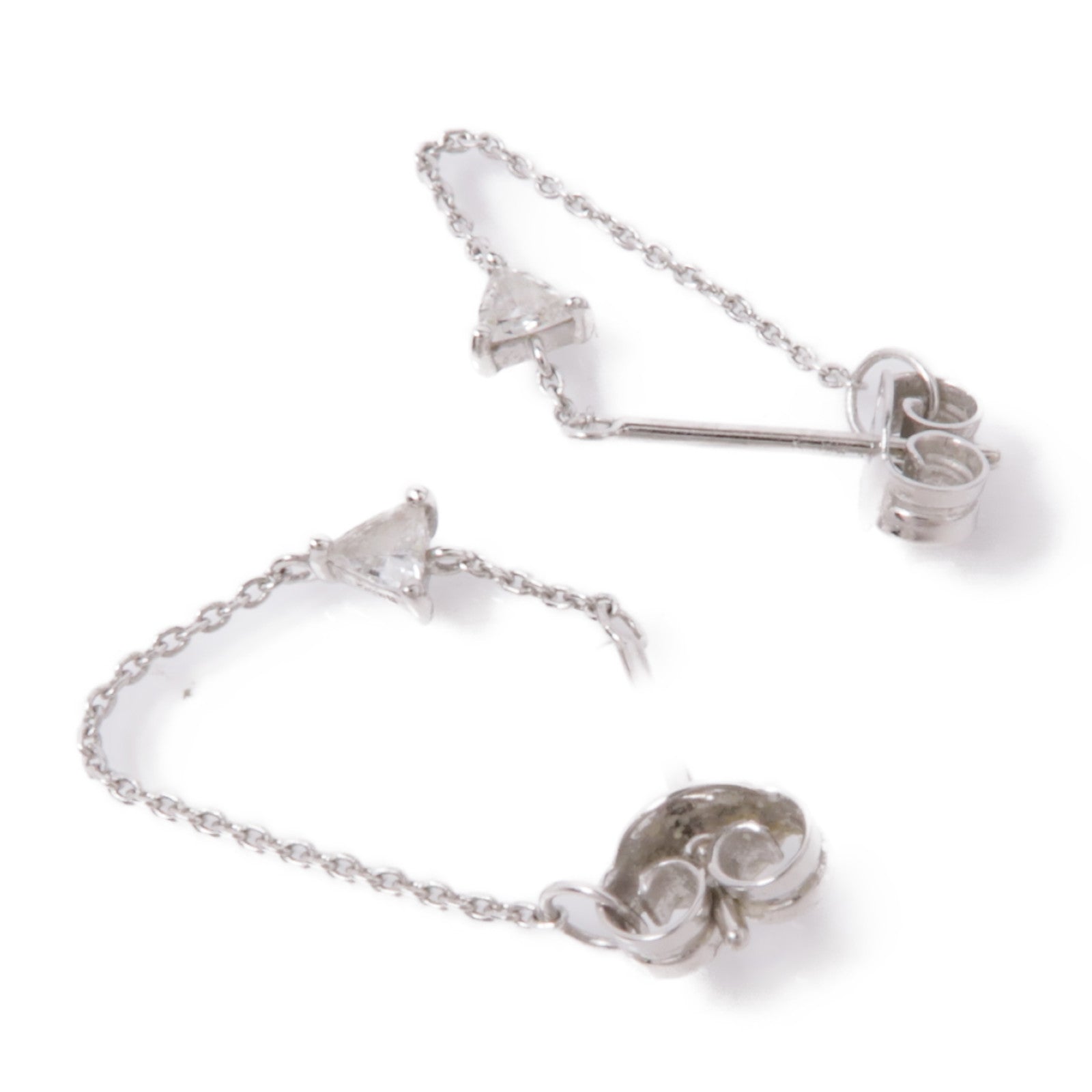 JEWELRY 18K白金Diamond Earrings鑽石耳環