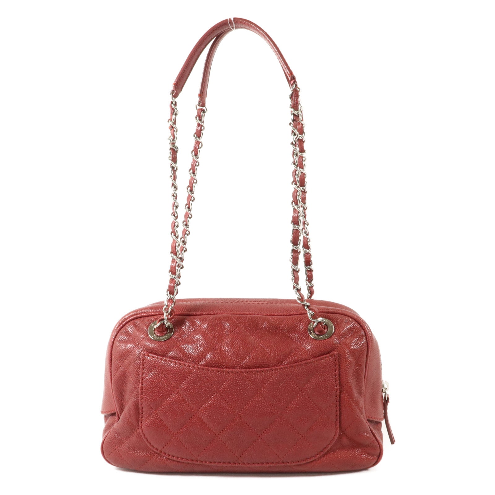 CHANEL 牛皮皮革Shoulder Bag鏈帶肩背袋