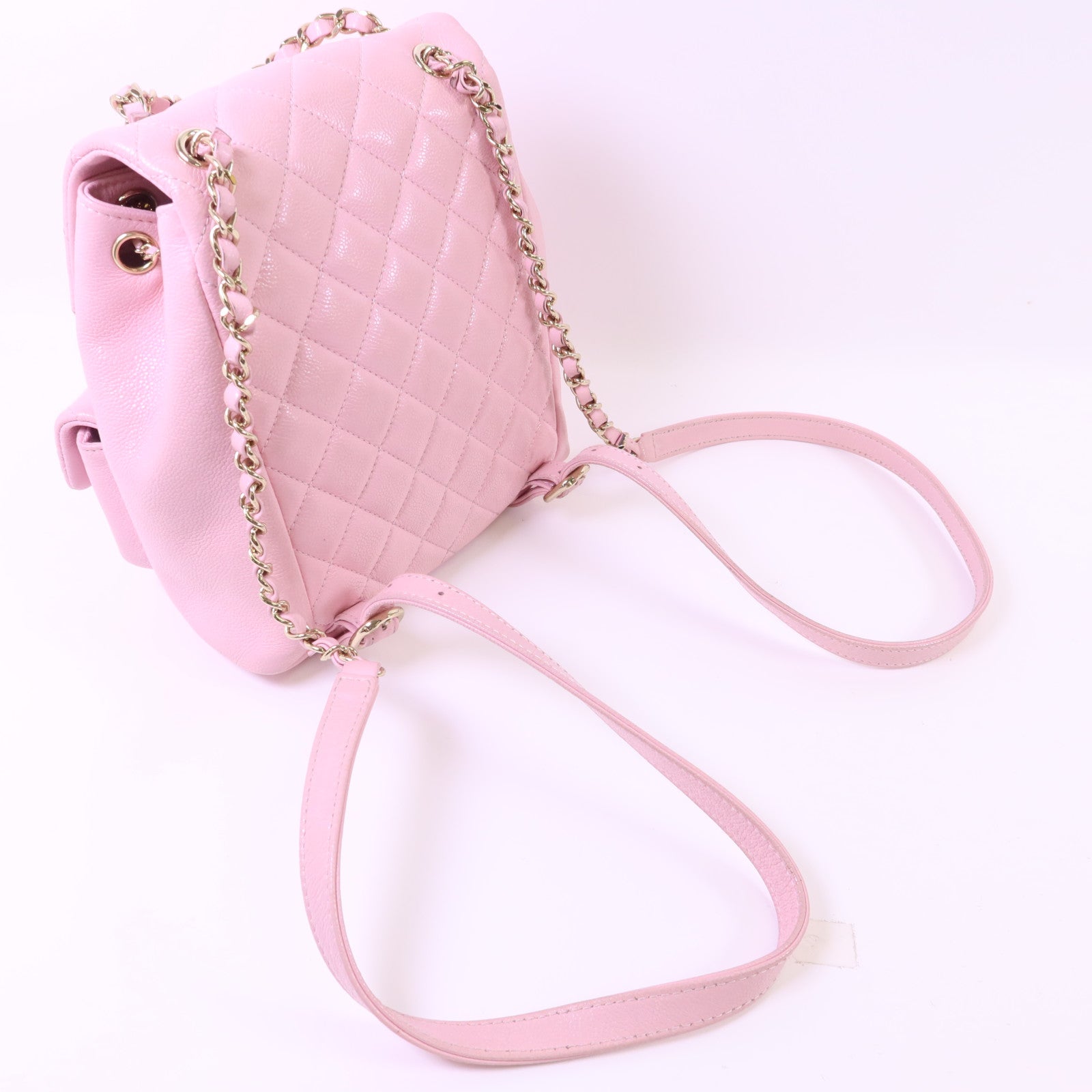 CHANEL 牛皮皮革Duma Backpack金扣背包
