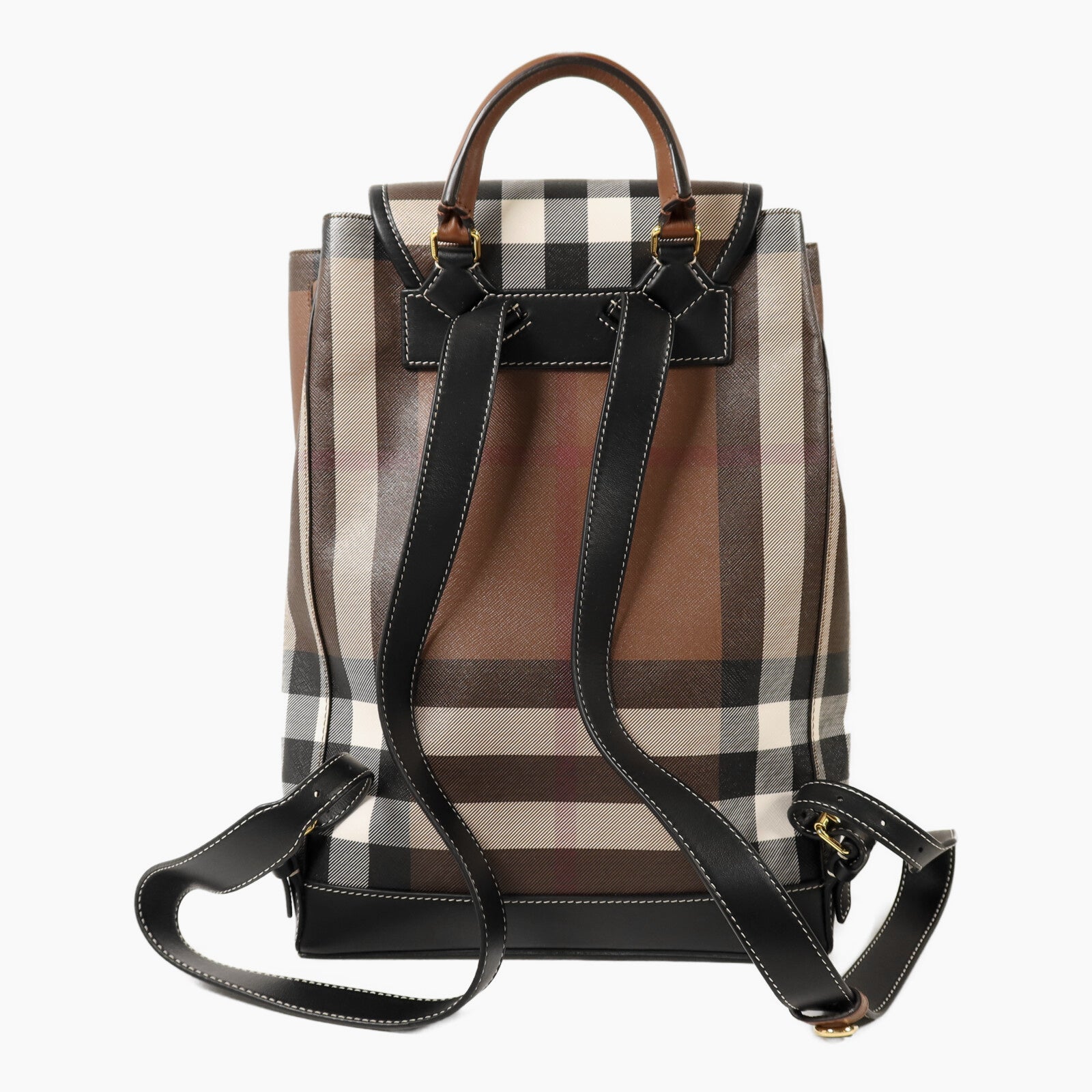 BURBERRY 塗層帆布BackPack金扣背包