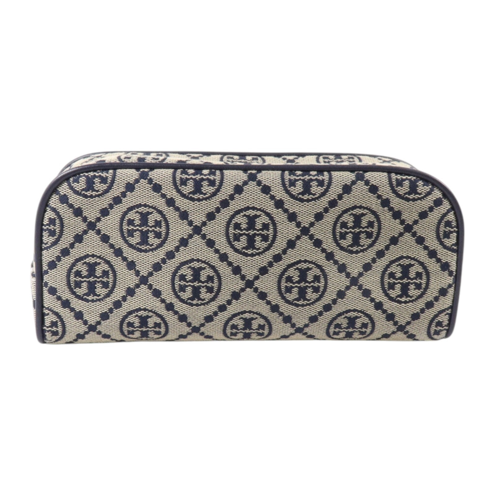 Tory Burch 帆布T Monogram Jacquard Dome Cosmetic Pouch化妝包