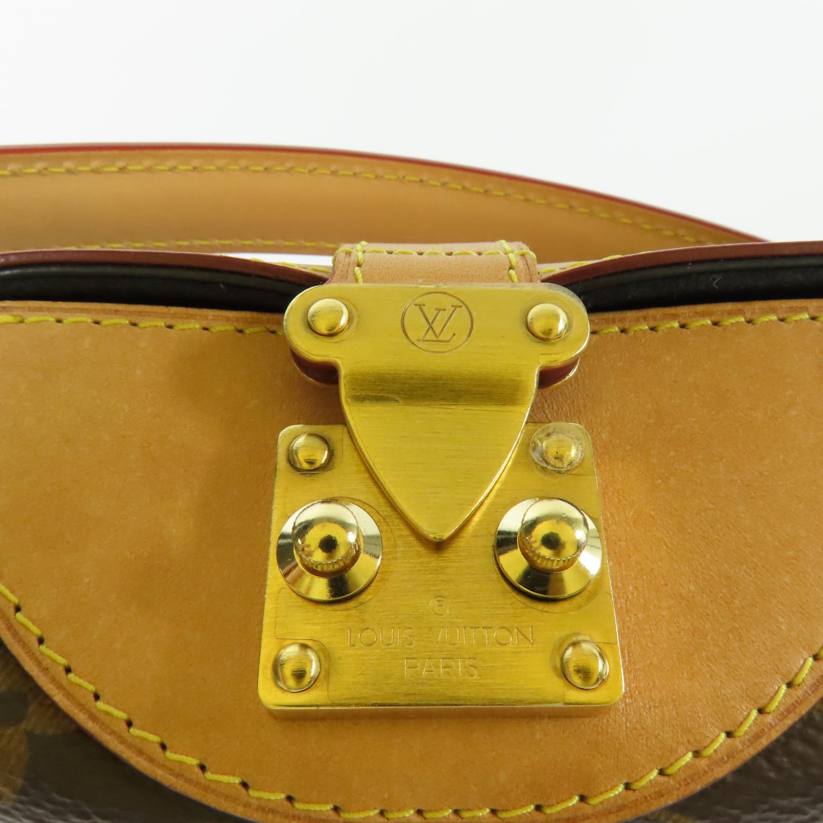 LOUIS VUITTON Monogram Duffle金扣手挽肩背兩用袋