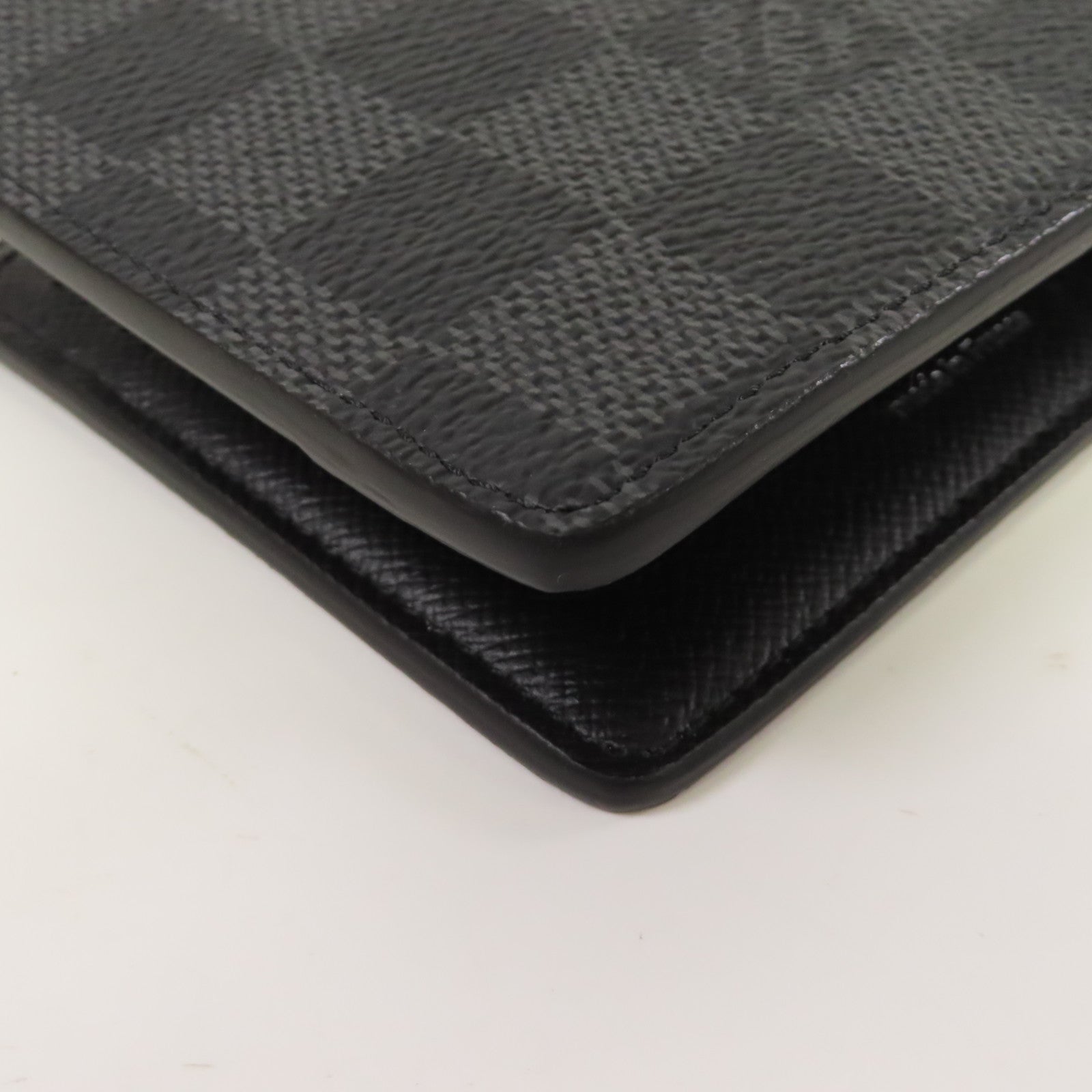 LOUIS VUITTON Damier Graphite Slender Wallet折疊錢包黑色