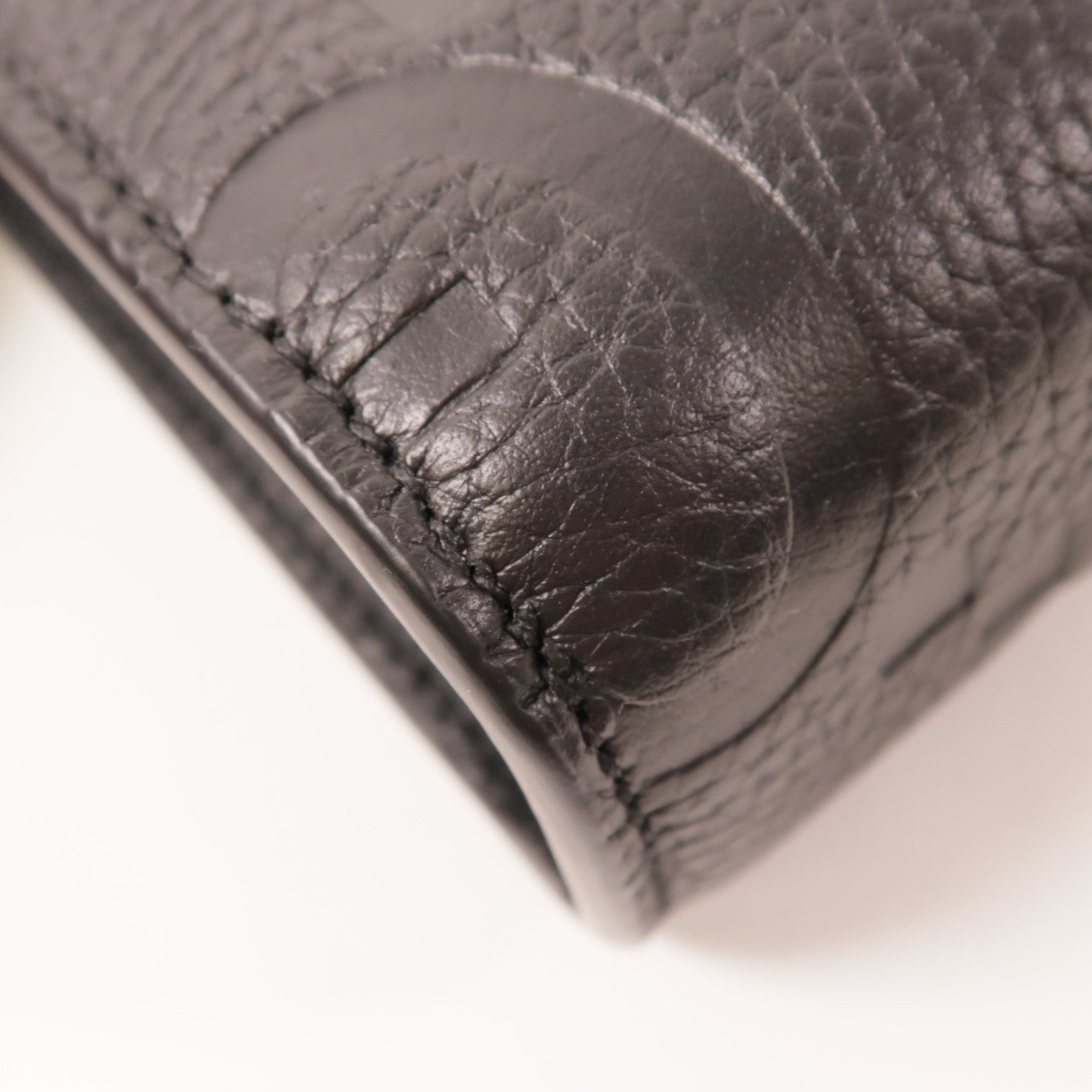 GUCCI GG SHW GG Jumbo Small Bag Shoulder Bag 795240 AABY0 Leather Black