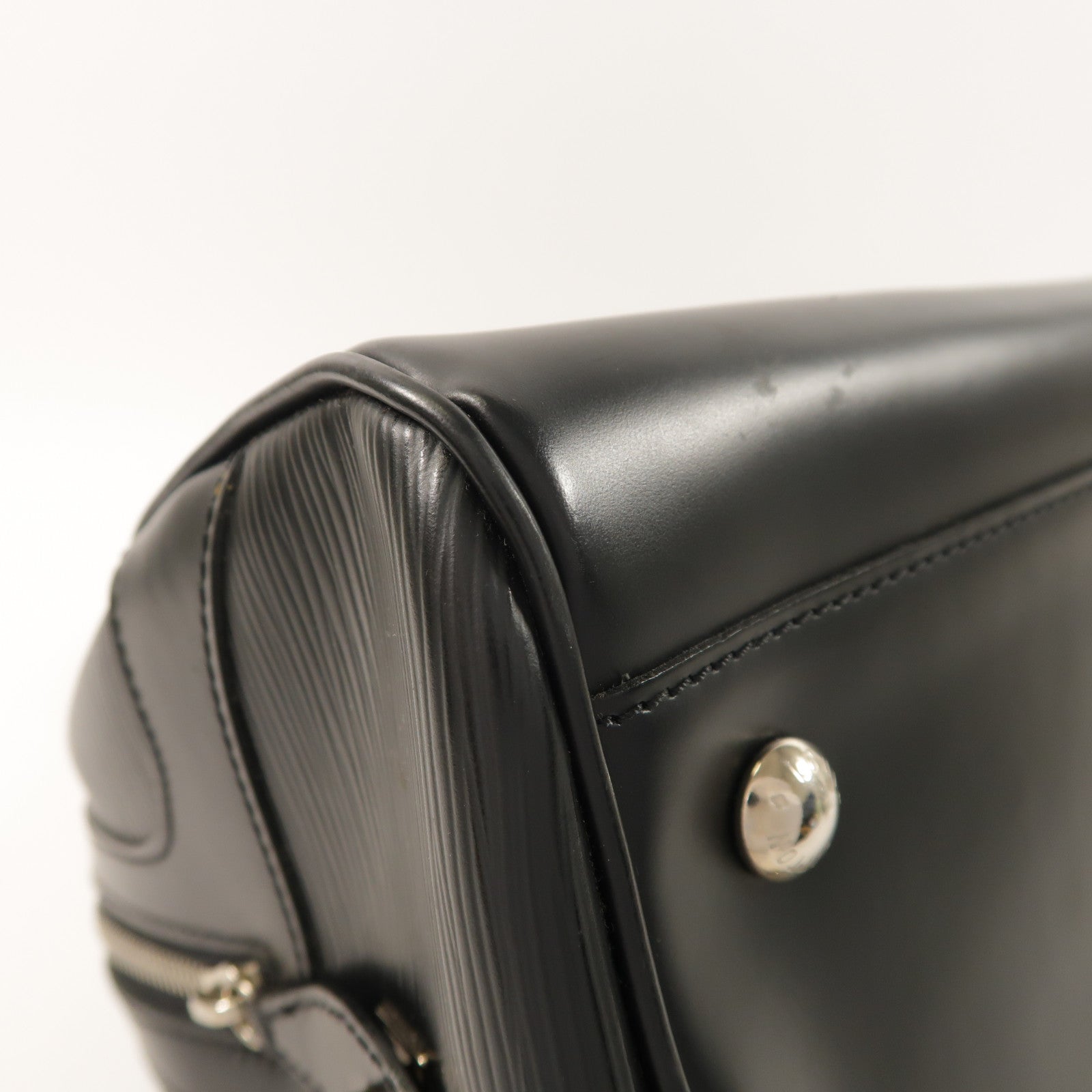 LOUIS VUITTON Epi Bowling Montaigne GM銀扣手挽袋