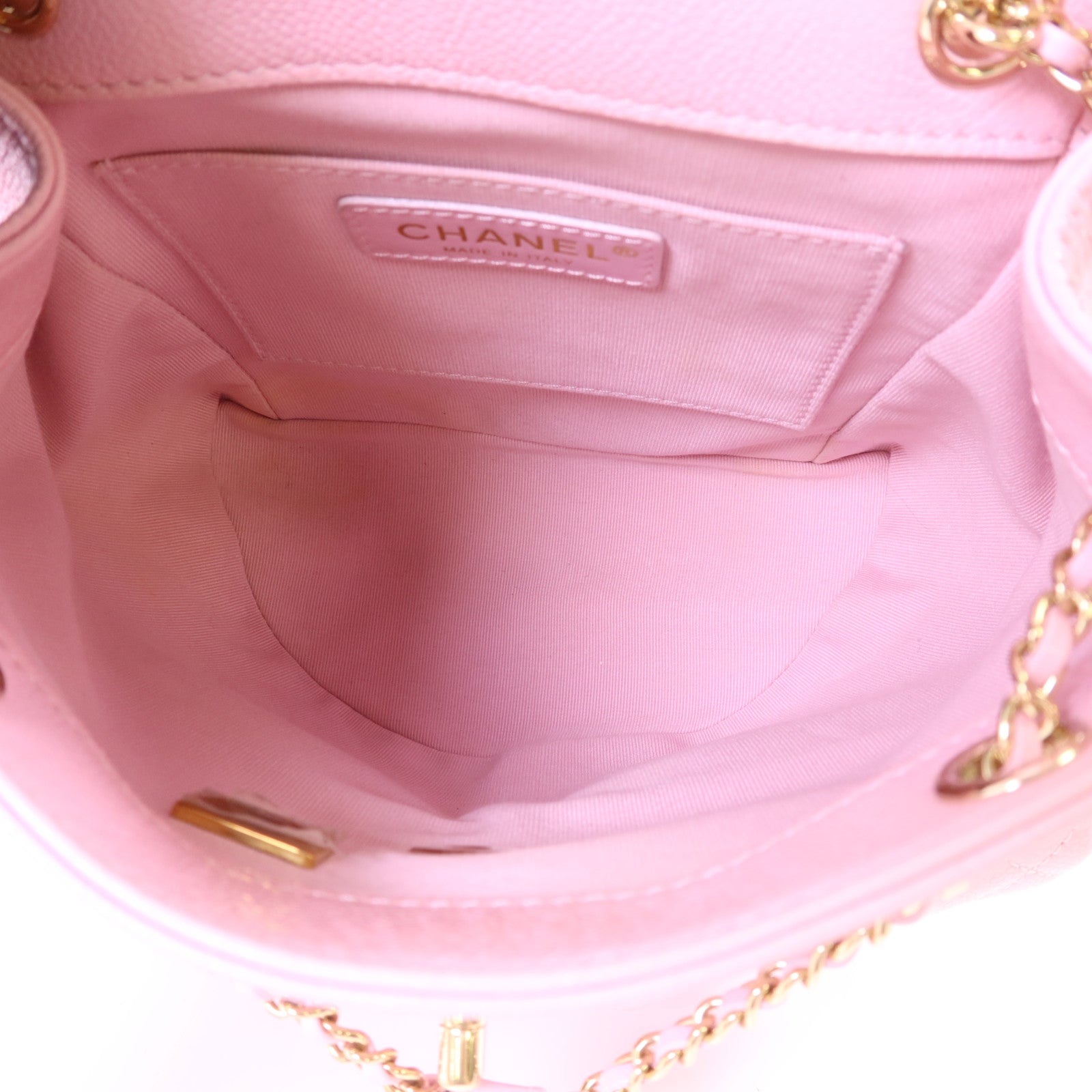 CHANEL 牛皮皮革Duma Backpack金扣背包
