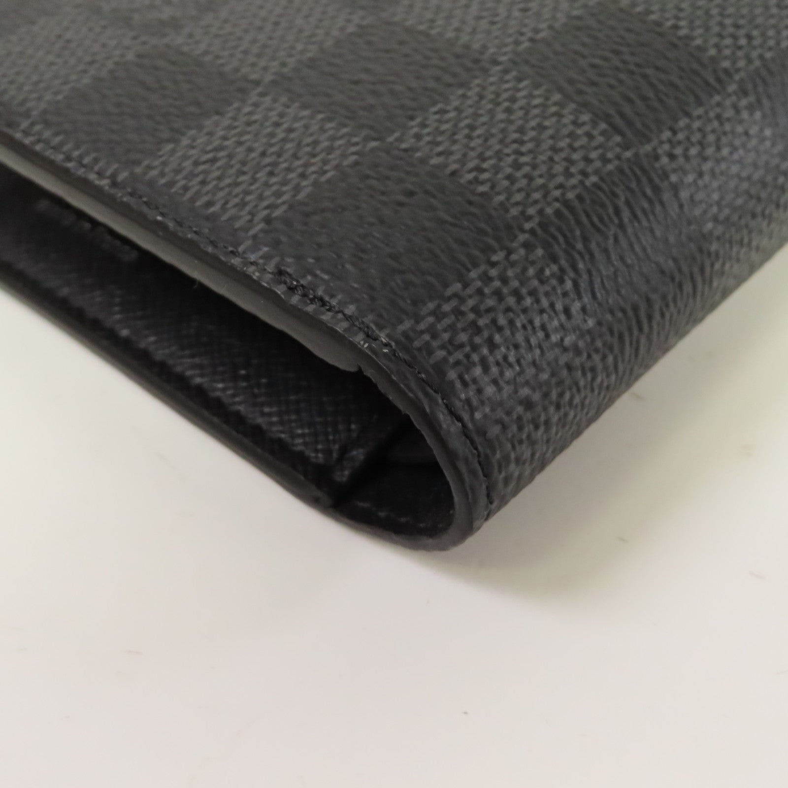 LOUIS VUITTON Damier Graphite Slender Wallet折疊錢包黑色