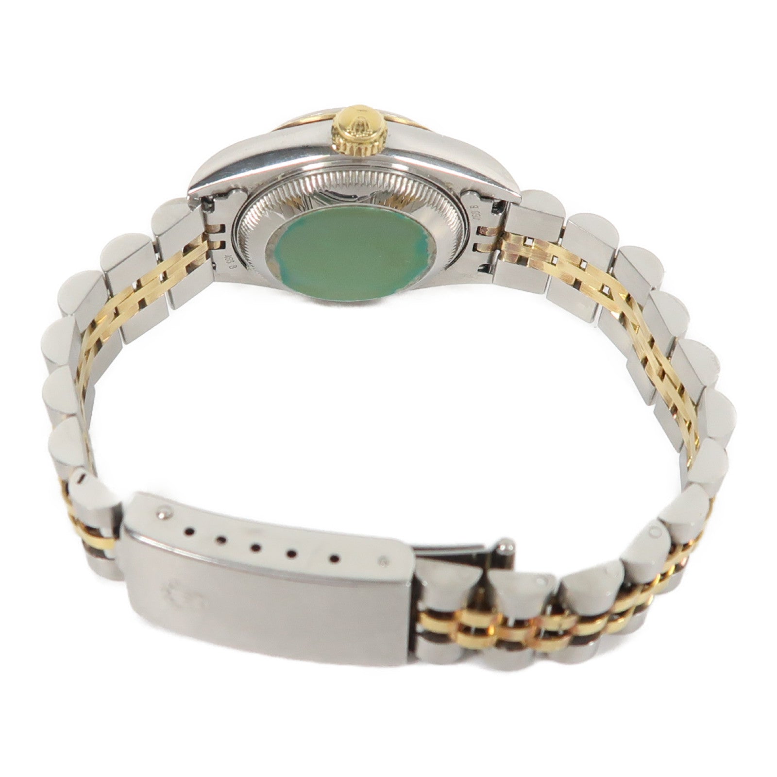 ROLEX Datejust 18K黃金/不鏽鋼手錶自動機芯金色