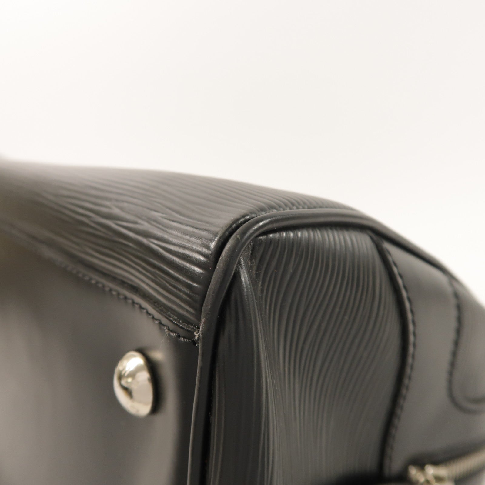 LOUIS VUITTON Epi Bowling Montaigne GM銀扣手挽袋