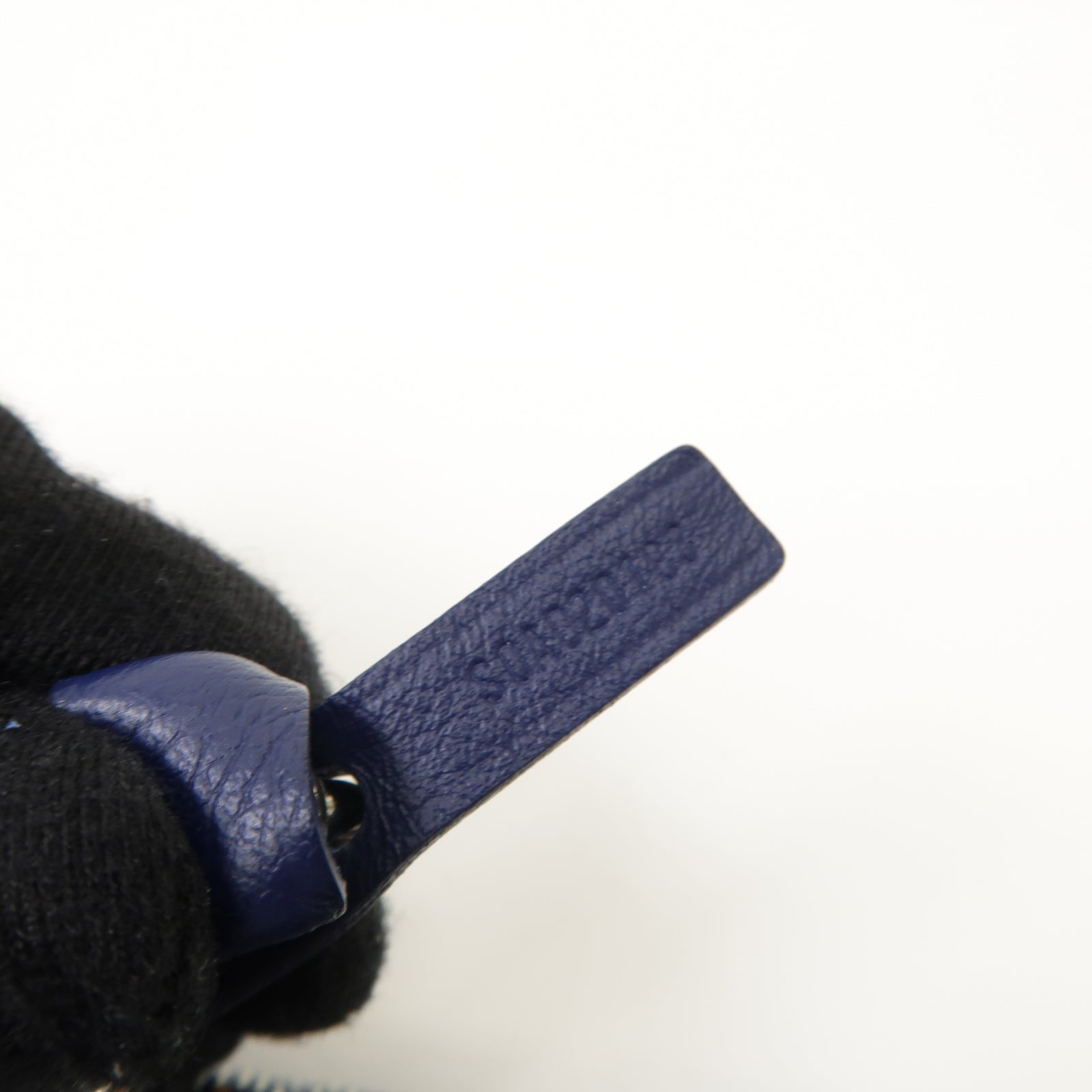 GOYARD 塗層帆布Saint Louis PM銀扣手挽袋藍色
