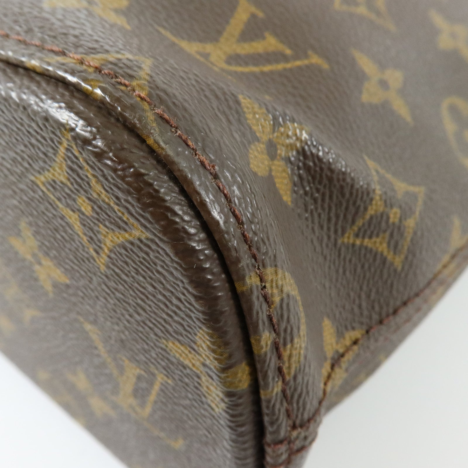 LOUIS VUITTON Monogram Vavin GM金扣肩背袋/手挽袋棕色