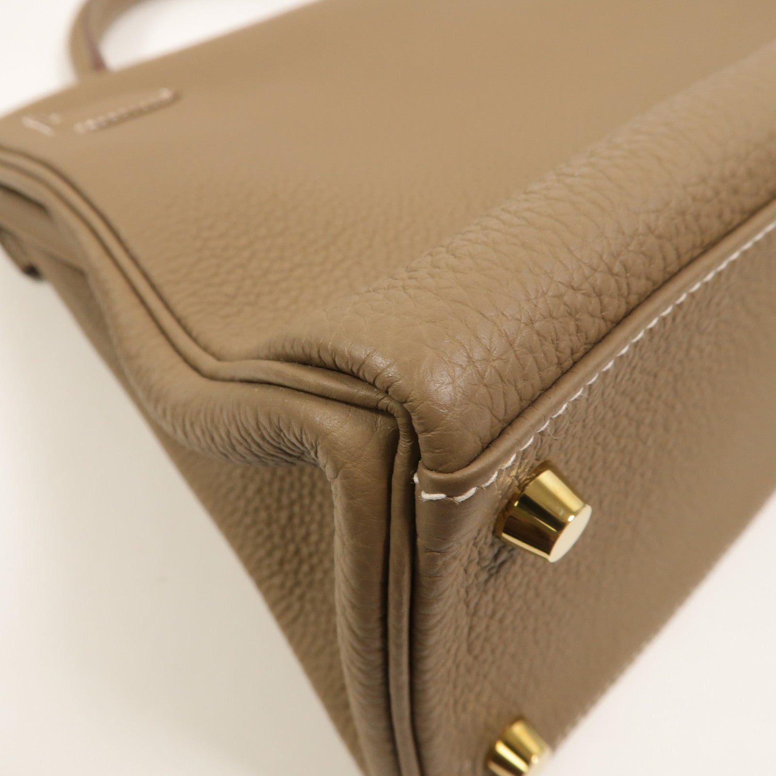HERMES Togo皮革Kelly 28手挽肩背兩用袋Etoupe