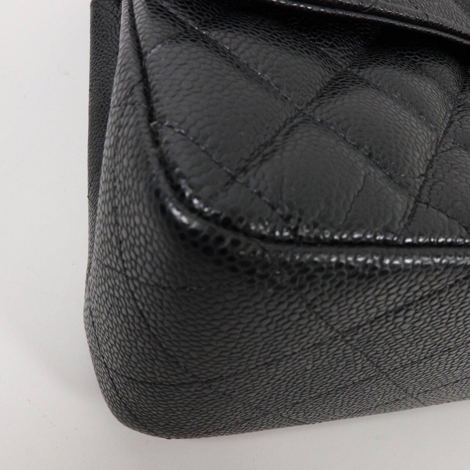 CHANEL 牛皮皮革Large Classic鏈帶肩背袋