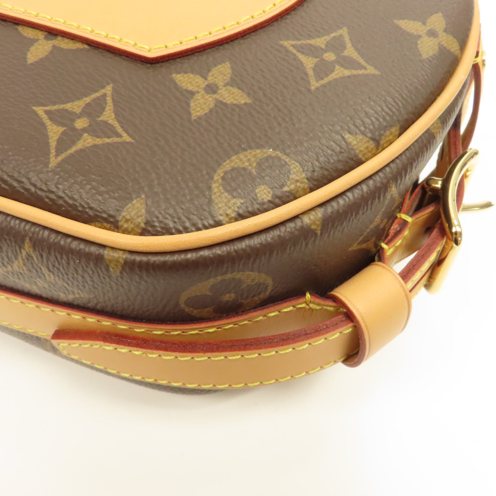LOUIS VUITTON Monogram Boite Chapeau Souple MM金扣肩背袋啡色