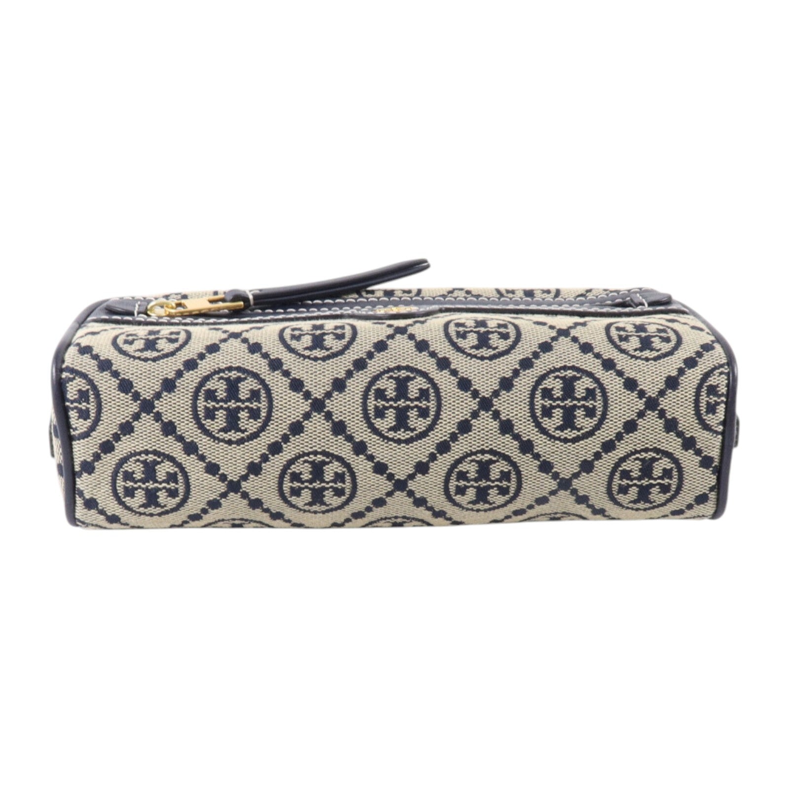 Tory Burch 帆布T Monogram Jacquard Dome Cosmetic Pouch化妝包