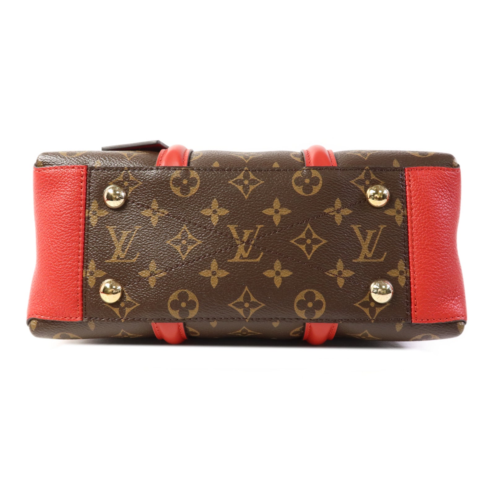 LOUIS VUITTON Monogram Soufflot BB金扣手挽肩背兩用袋