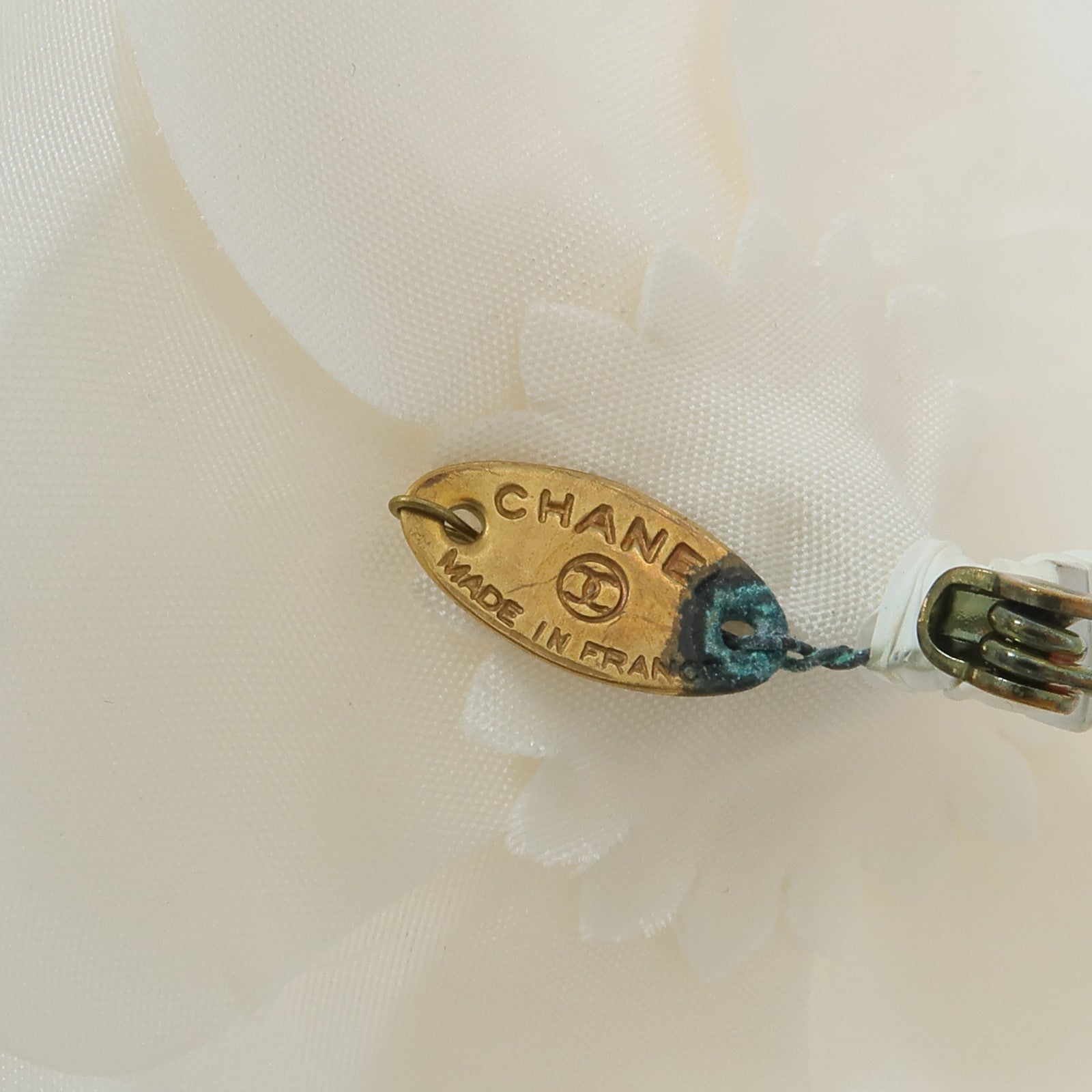 CHANEL 絲質Camelia Brooch胸針