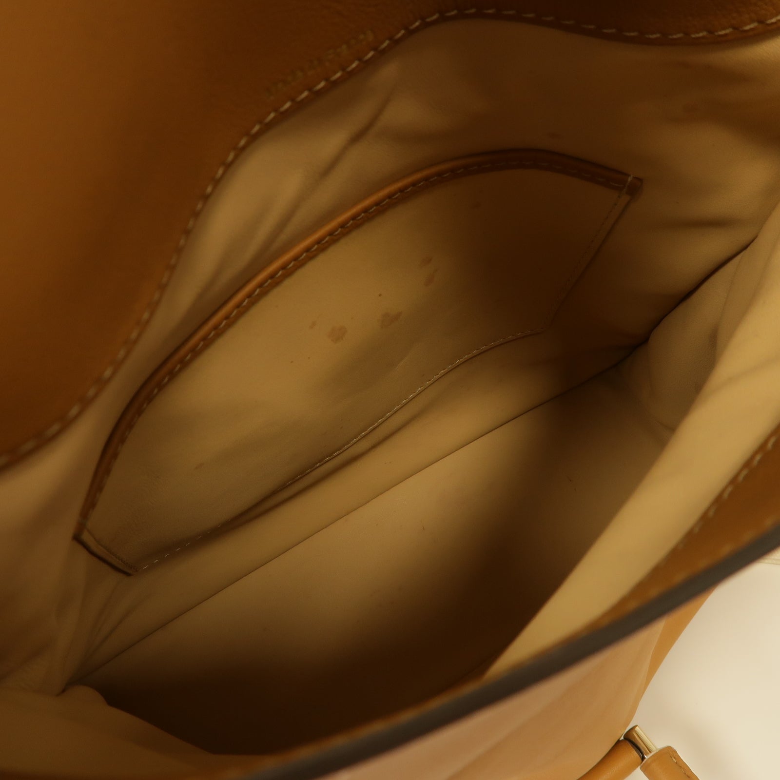 SELECTION 【激減優惠】牛皮皮革Shoulder Bag金扣肩背袋貝殻色