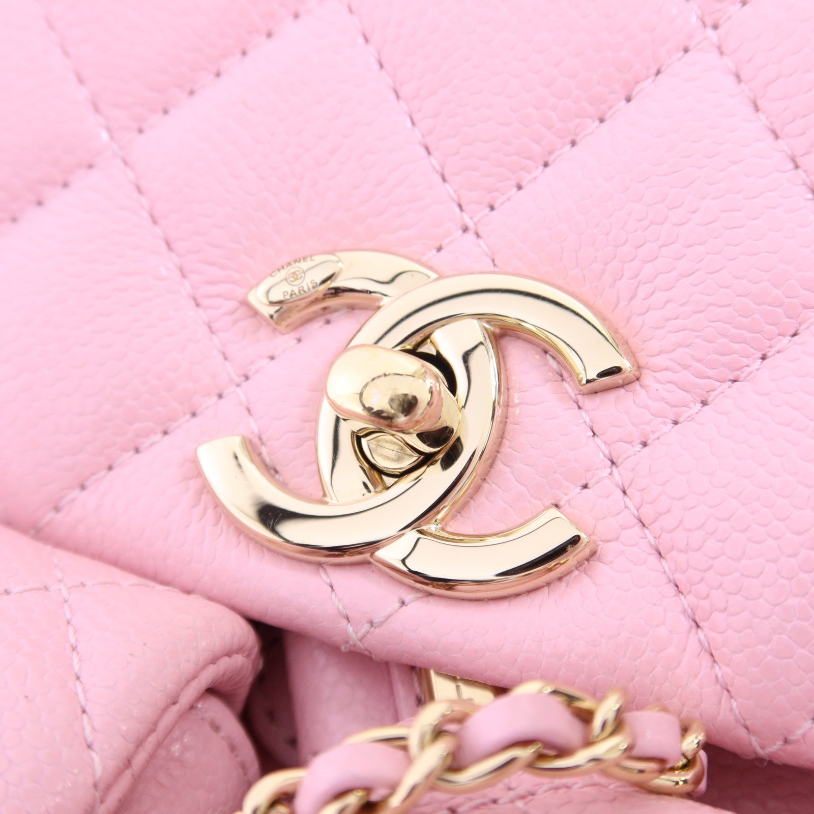 CHANEL 牛皮皮革Duma Backpack金扣背包