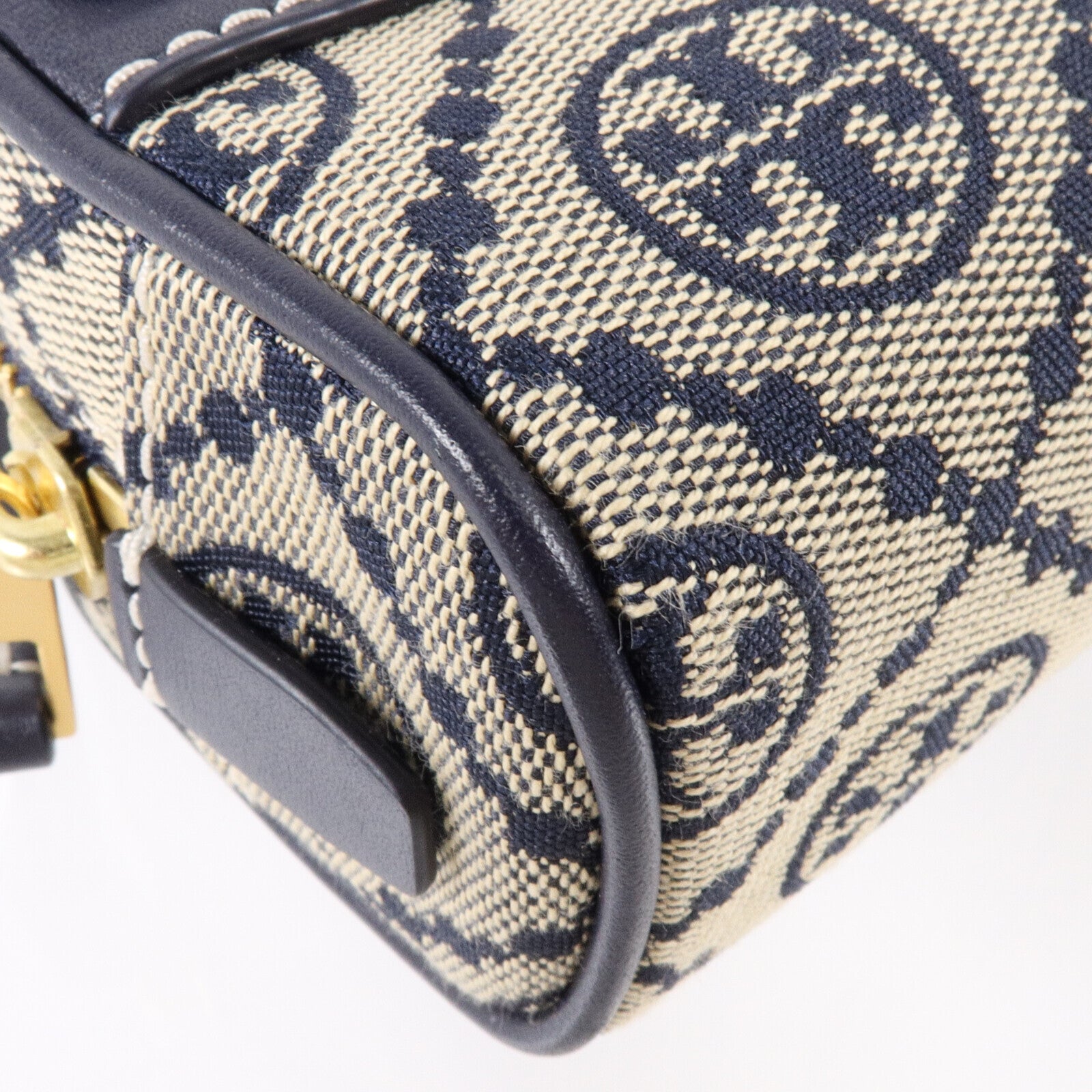 Tory Burch 帆布T Monogram Jacquard Dome Cosmetic Pouch化妝包