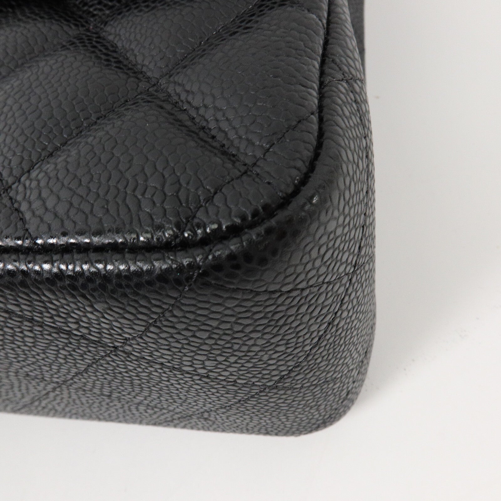 CHANEL 牛皮皮革Large Classic鏈帶肩背袋
