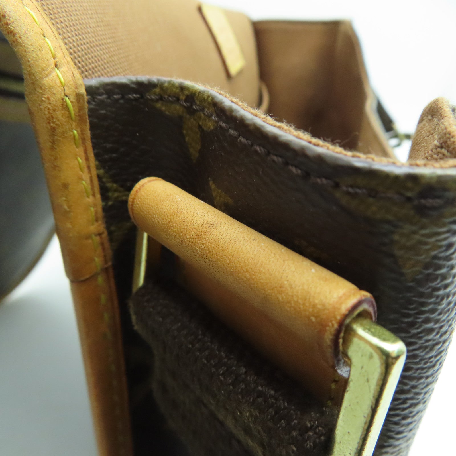 LOUIS VUITTON Monogram Messenger Bosphore PM金扣肩背袋啡色