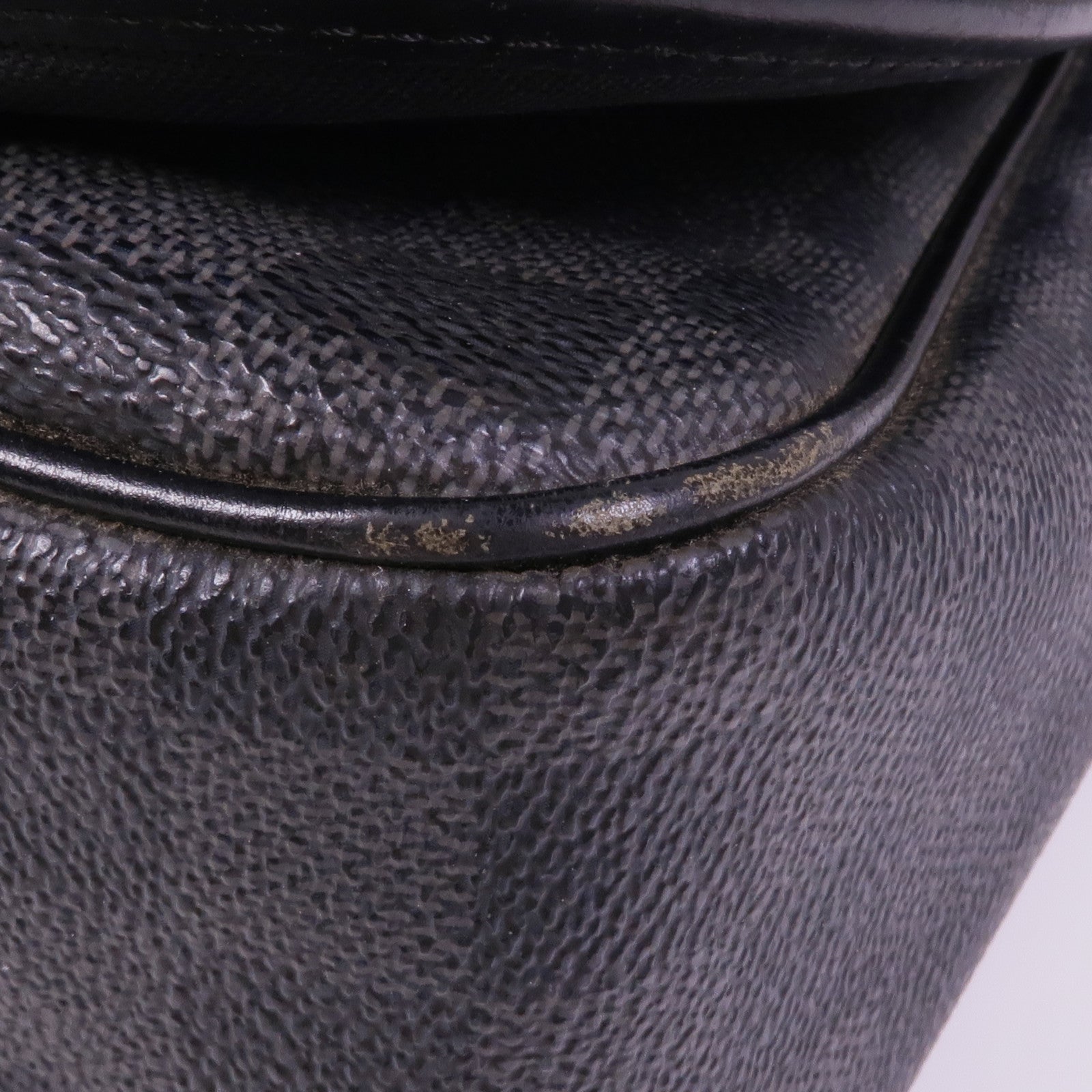 LOUIS VUITTON Damier Graghite Daniel MM銀扣肩背袋