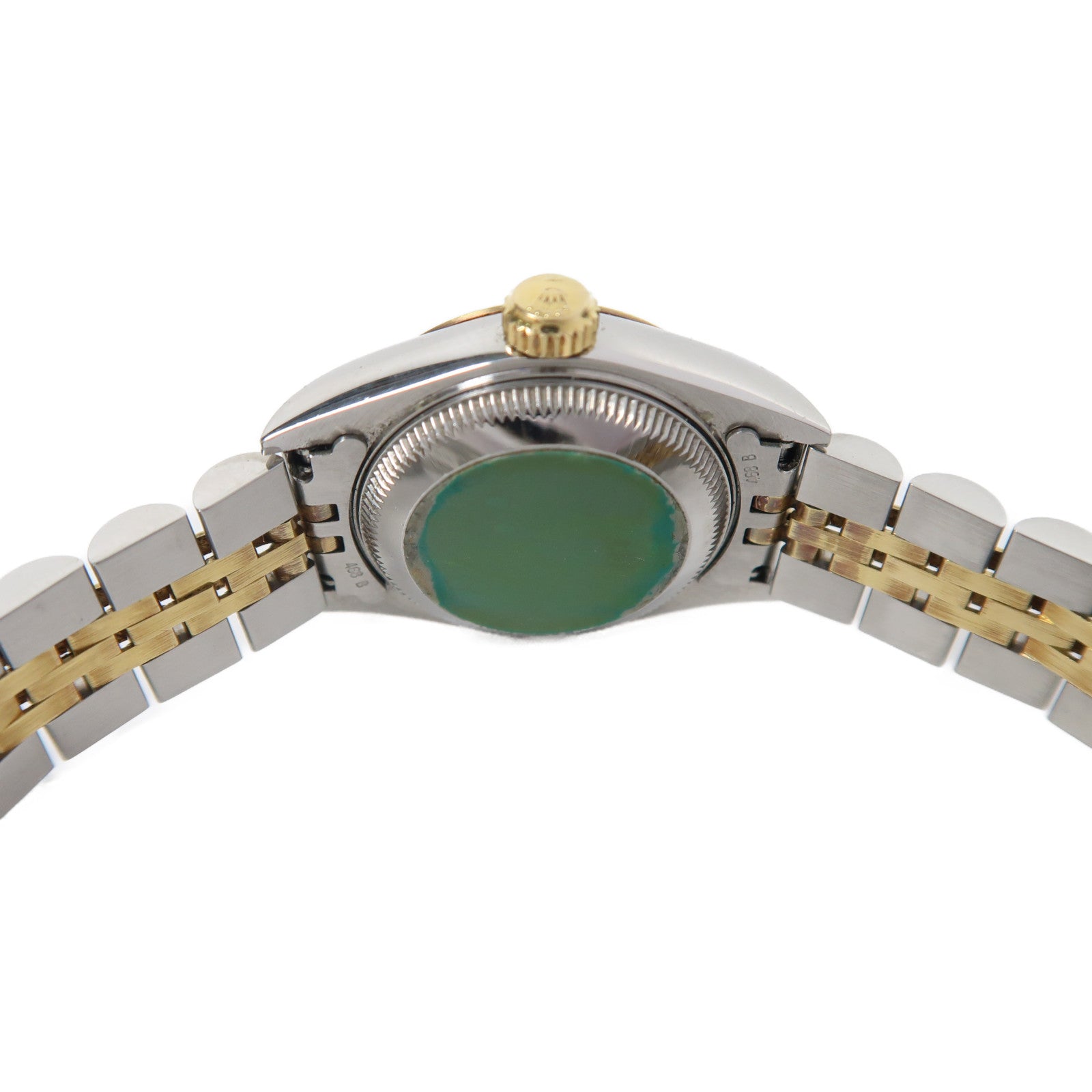 ROLEX Datejust 18K黃金/不鏽鋼手錶自動機芯金色