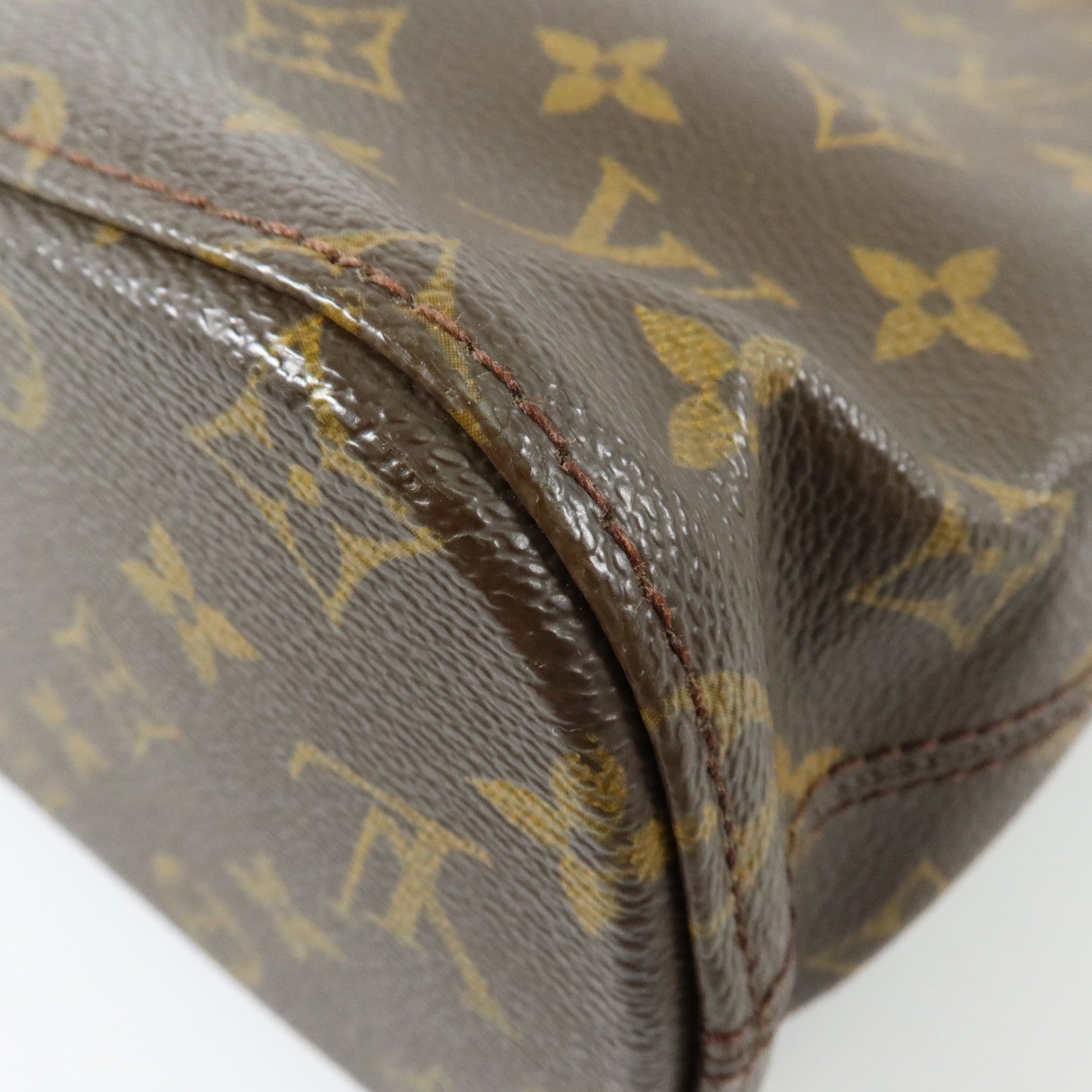 LOUIS VUITTON Monogram Vavin GM金扣肩背袋/手挽袋棕色