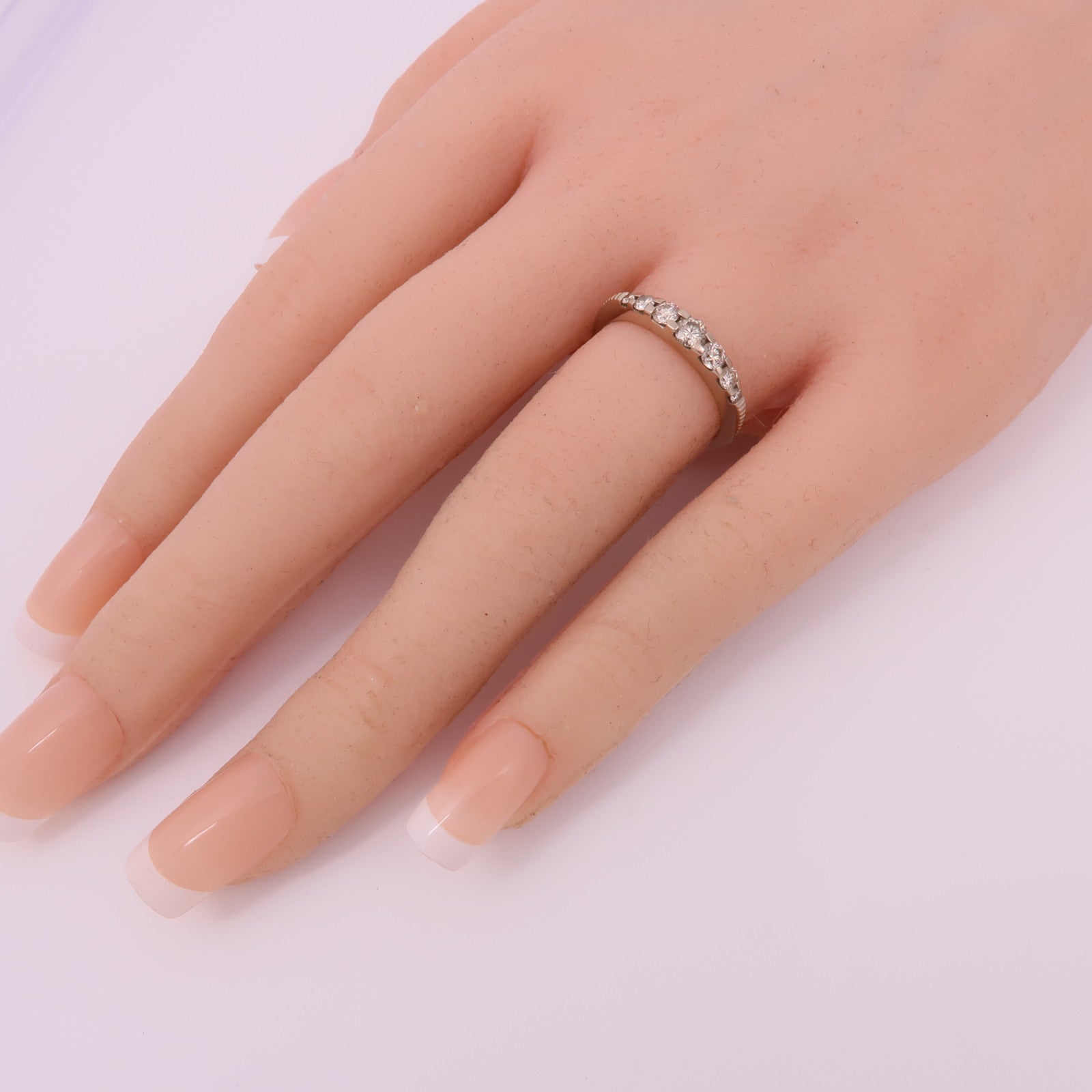 KASHIKEY 18K白金Diamond Ring鑽石戒指US#6