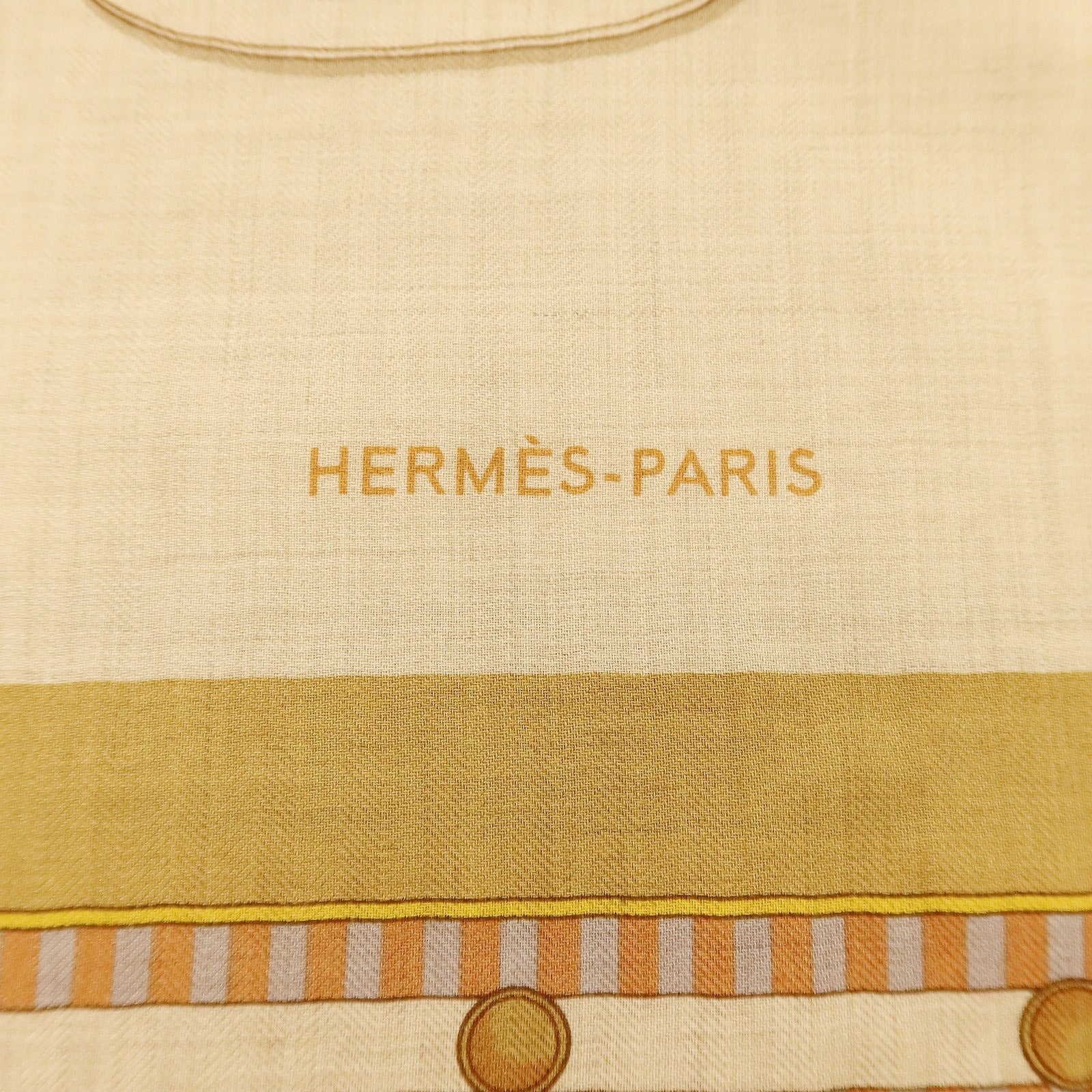 HERMES 羊絨/絲質Scarf 140x140絲巾