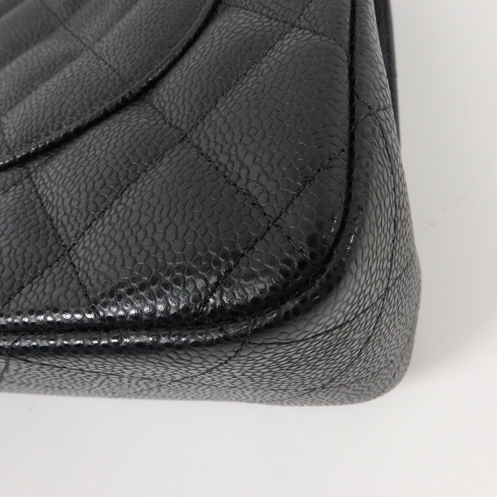 CHANEL 牛皮皮革Large Classic鏈帶肩背袋