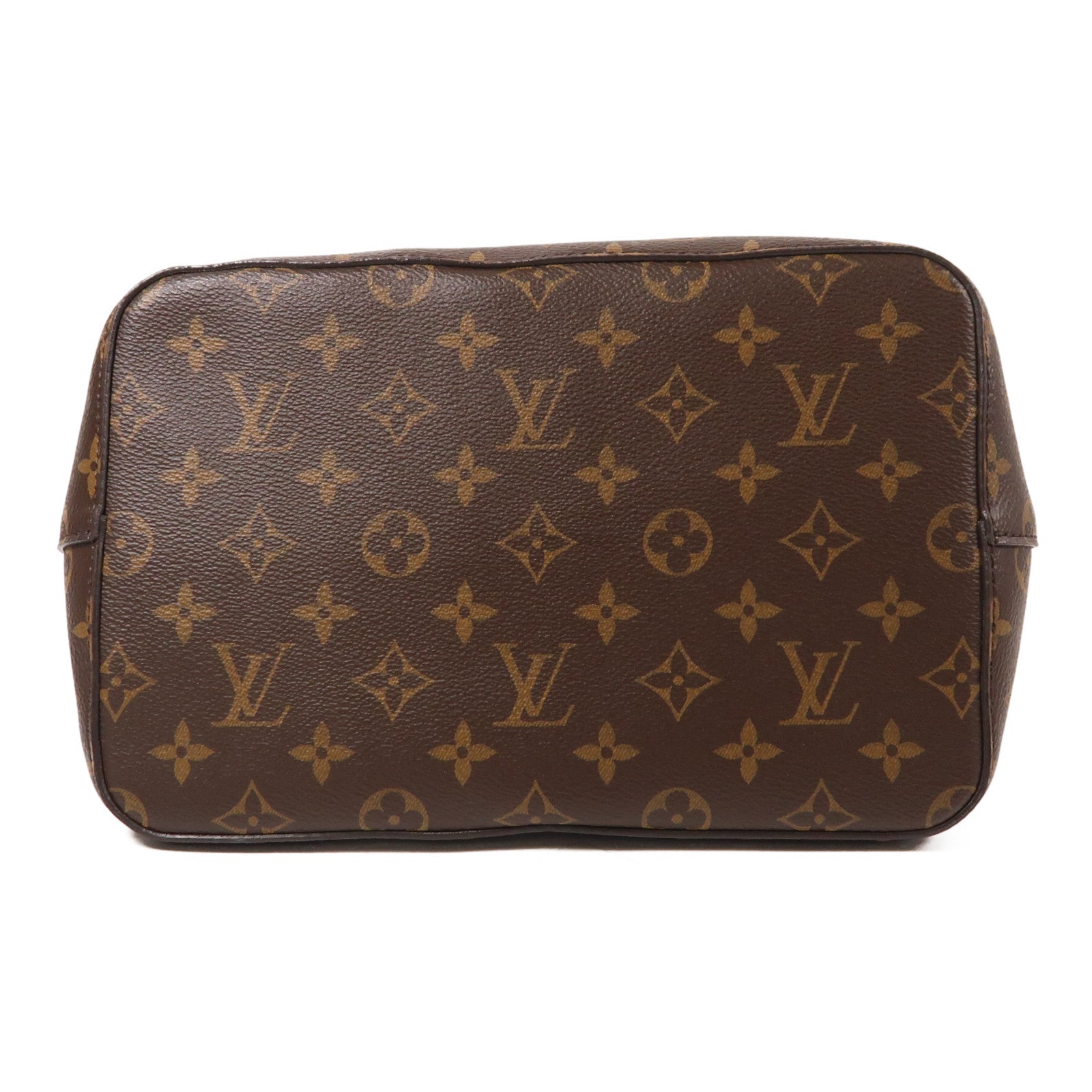 LOUIS VUITTON Monogram NeoNoe MM金扣肩背袋棕色