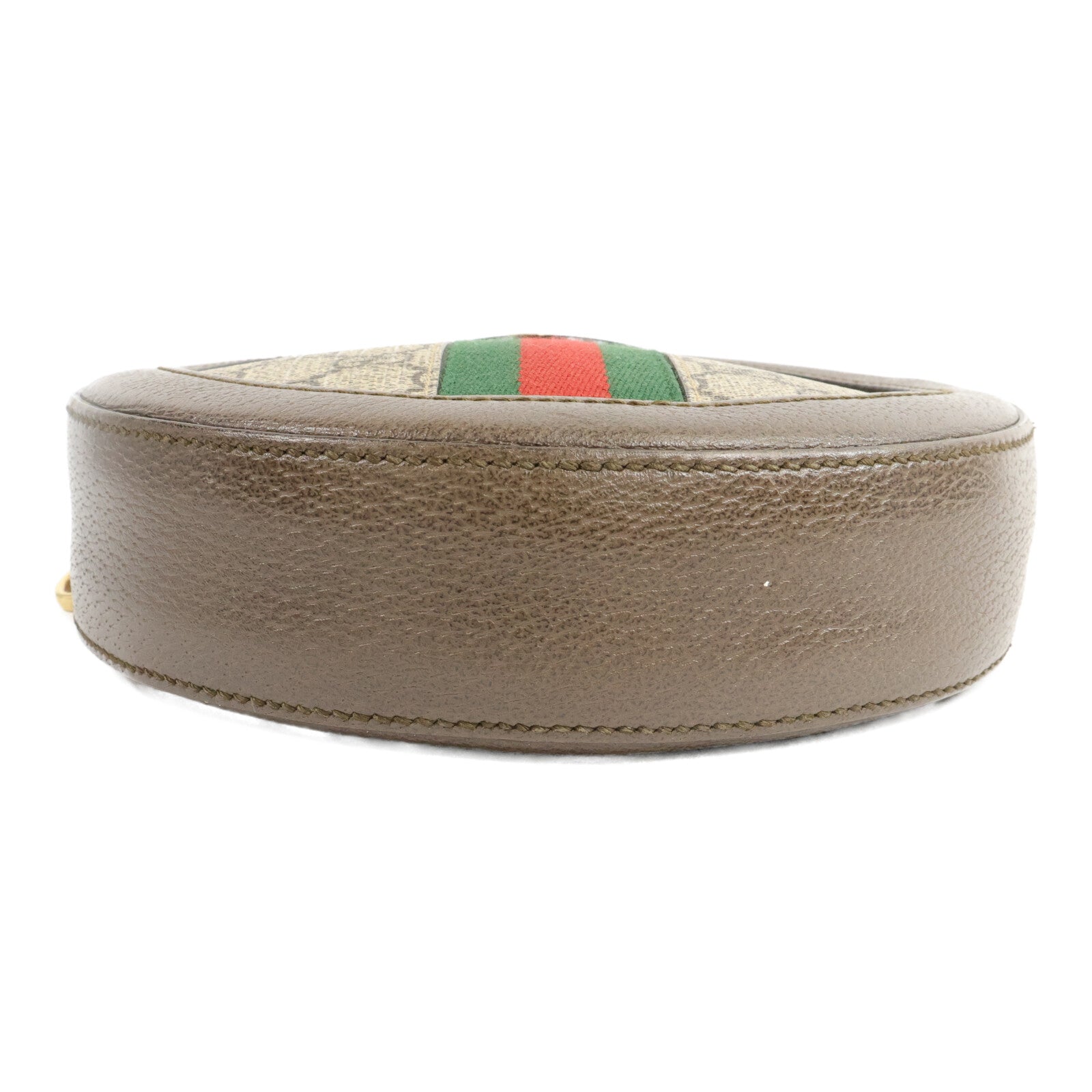 GUCCI 塗層帆布Ophidia Mini GG Round Bag鏈帶肩背袋