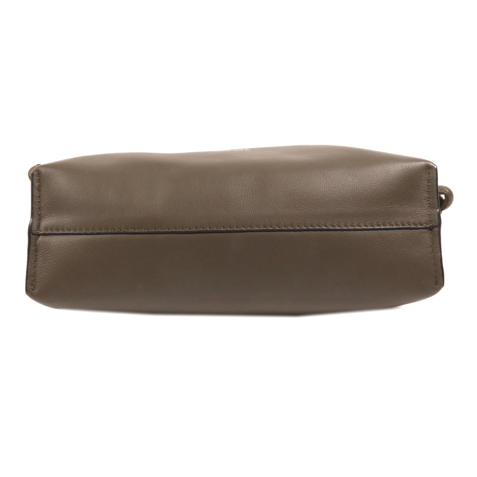 LOEWE 牛皮皮革Flamenco Clutch M金扣肩背袋