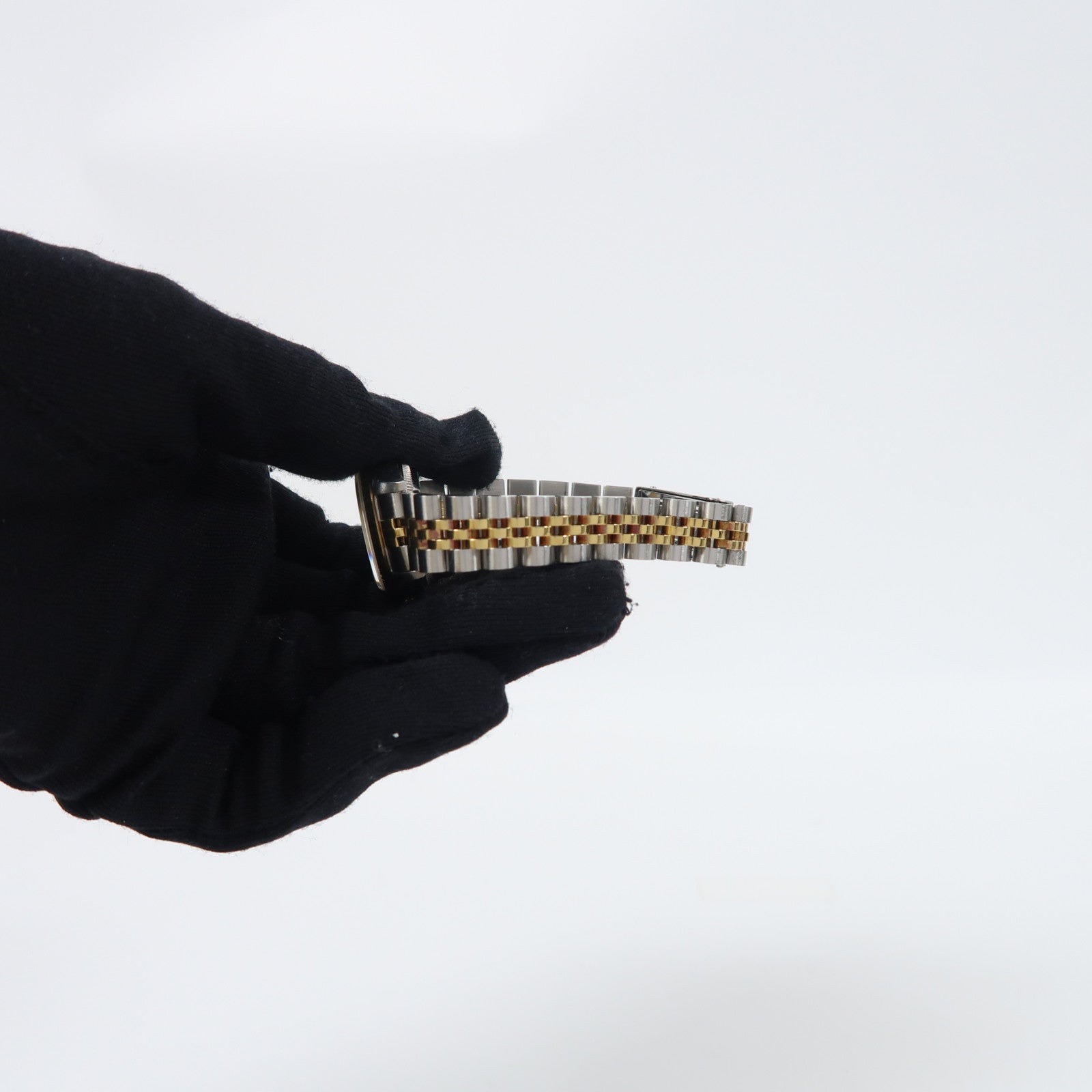 ROLEX Datejust 18K黃金/不鏽鋼手錶自動機芯金色