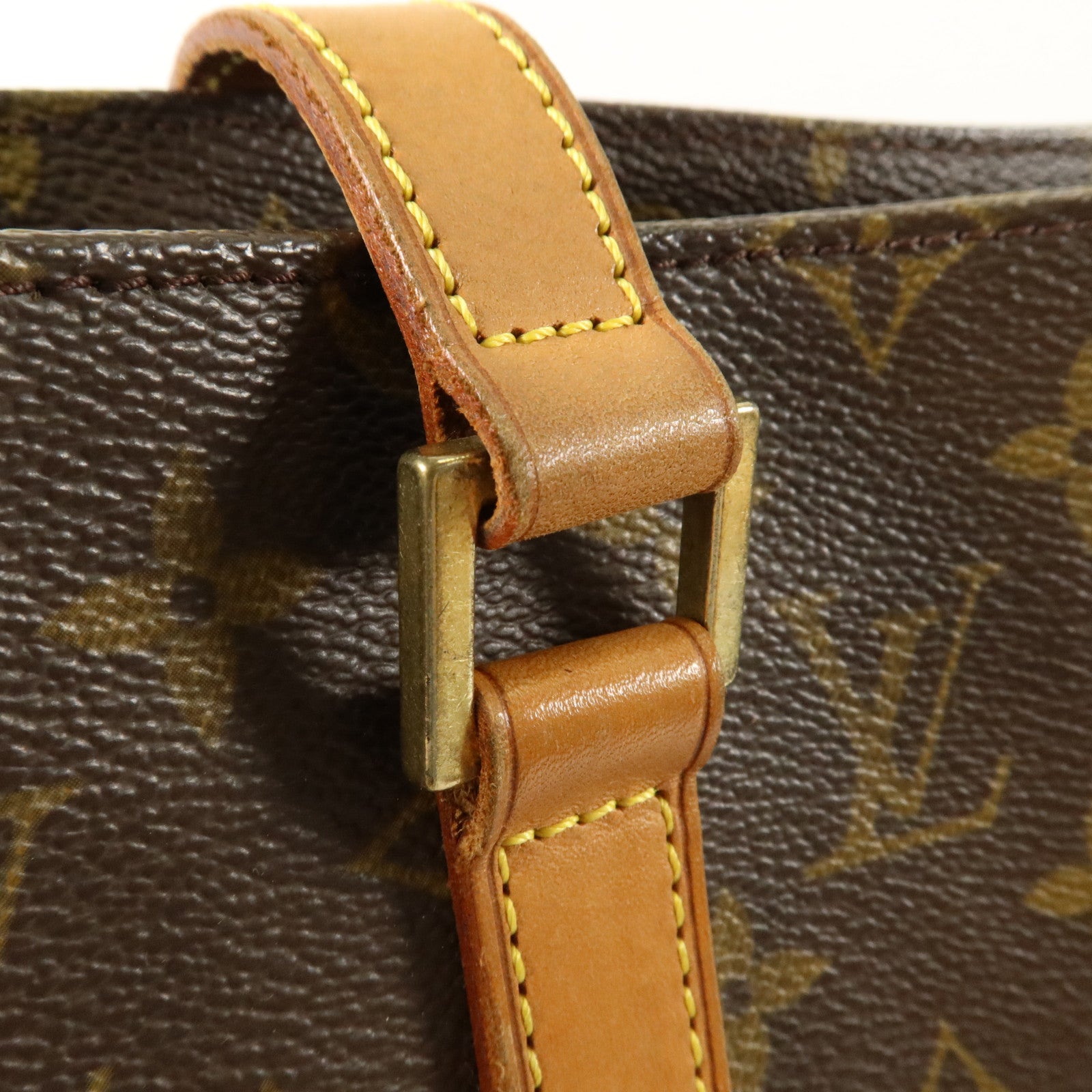 LOUIS VUITTON Monogram Vavin GM金扣肩背袋/手挽袋棕色