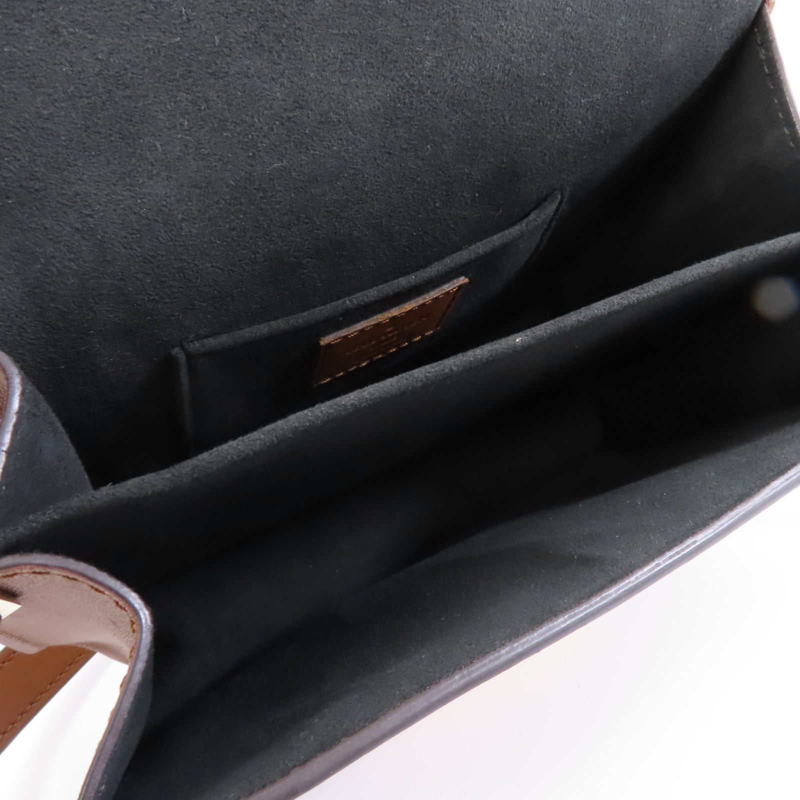 LOUIS VUITTON (PRICE DOWN) LV GHW Mini Dauphine Shoulder Bag M45959 Monogram Reverse Brown