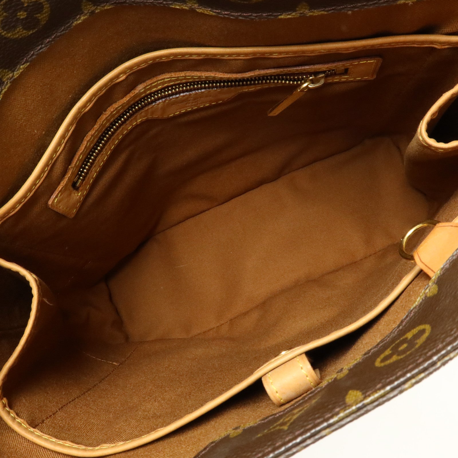 LOUIS VUITTON Monogram Vavin GM金扣肩背袋/手挽袋棕色