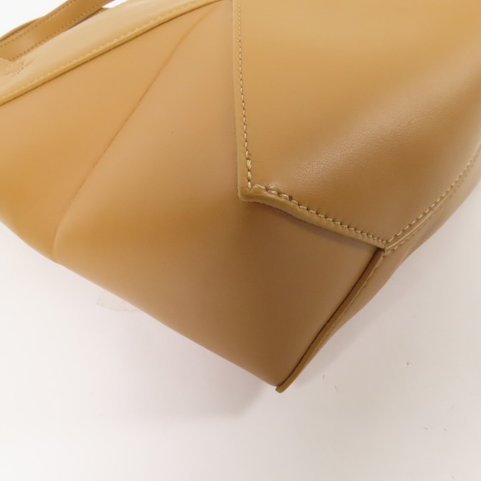 LOEWE 牛皮皮革Puzzle Mini Fold Bag金扣手挽肩背兩用袋