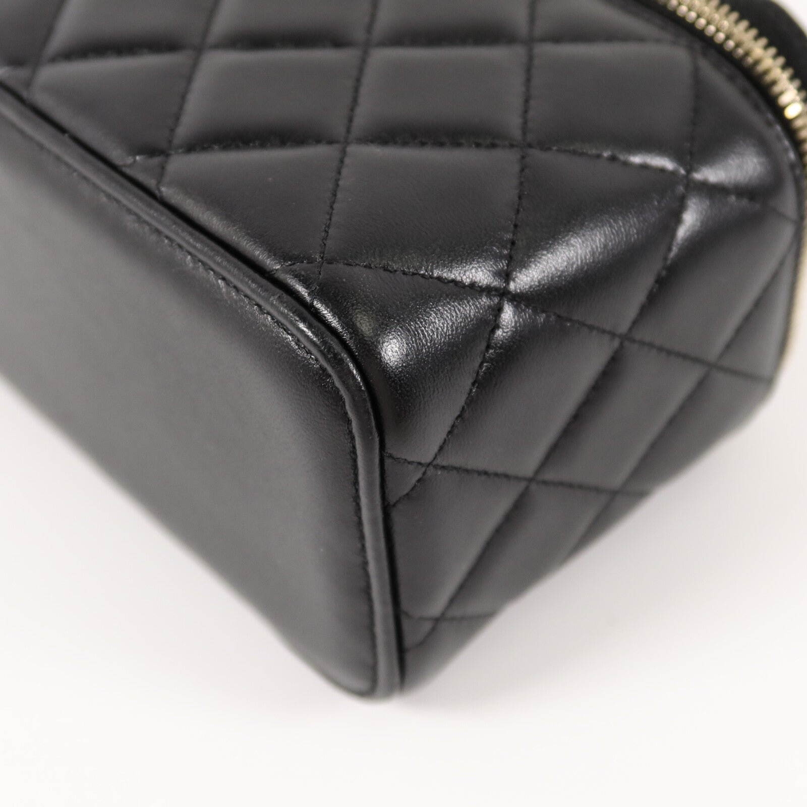 CHANEL 羊皮皮革Top Handle Vanity Case手挽肩背兩用袋