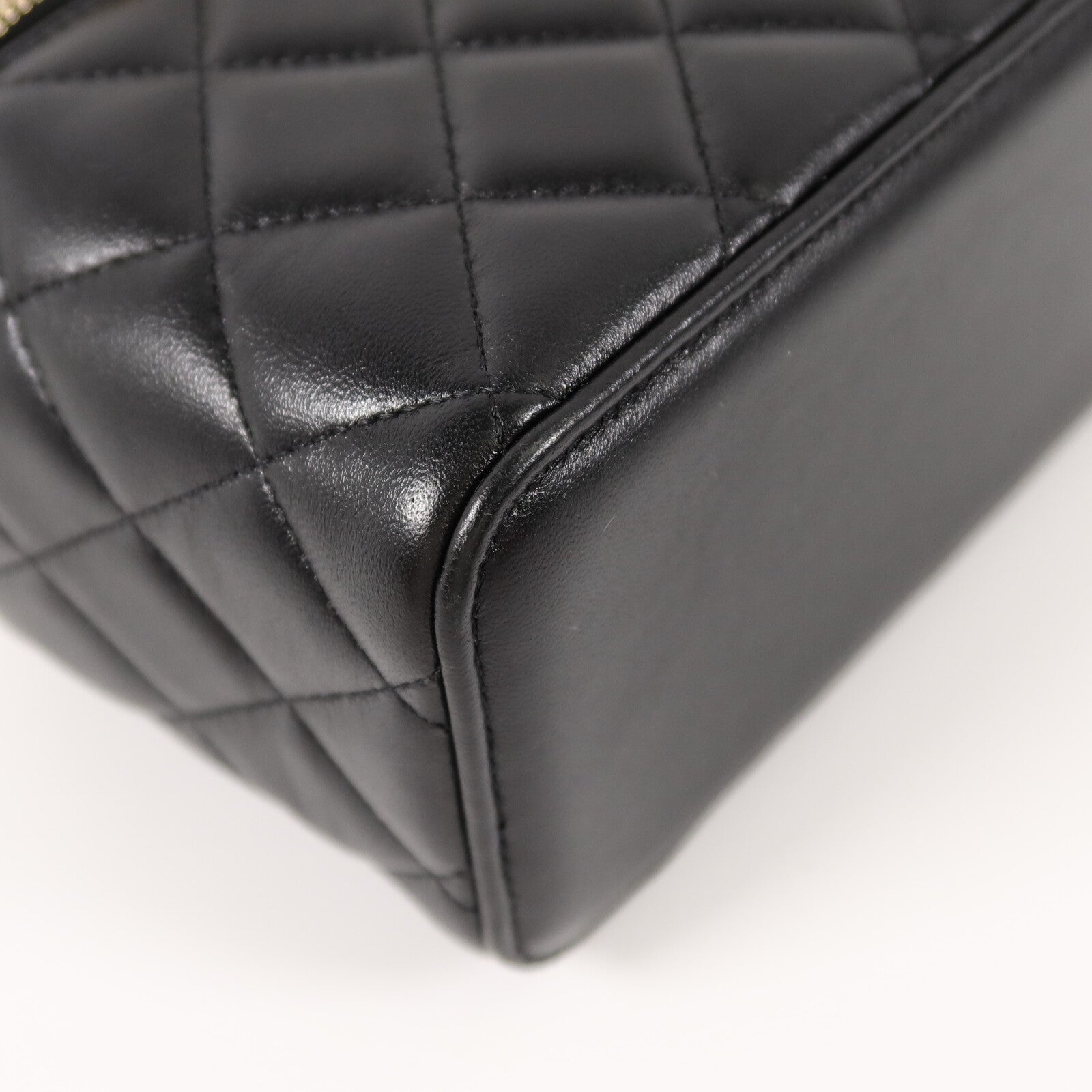 CHANEL 羊皮皮革Top Handle Vanity Case手挽肩背兩用袋